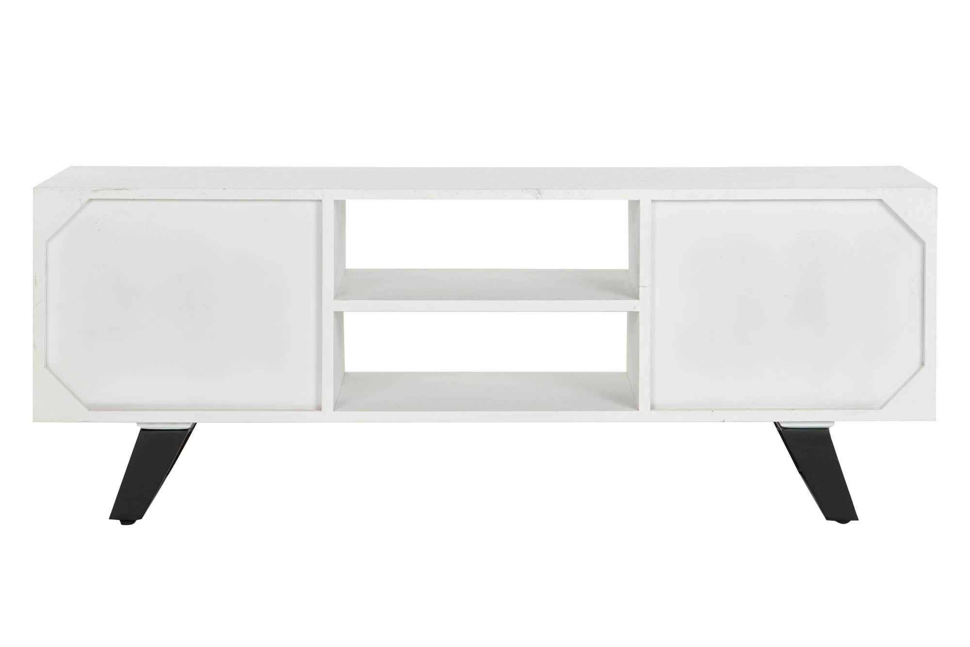 Mango Metal TV Cabinet 135x35x51 White