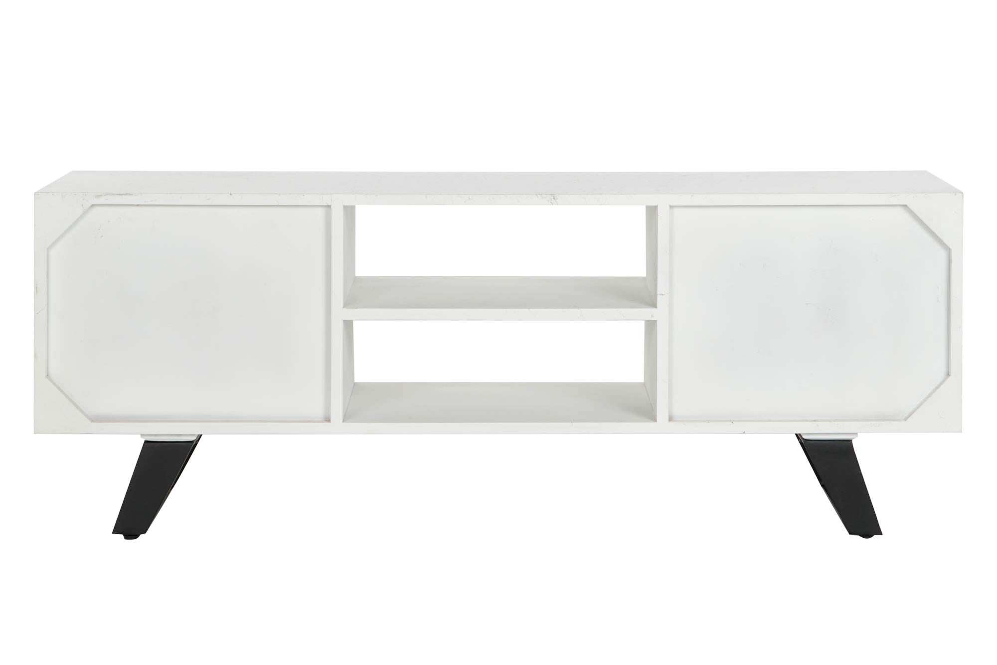 Mueble Tv Mango Metal 135X35X51 Blanco