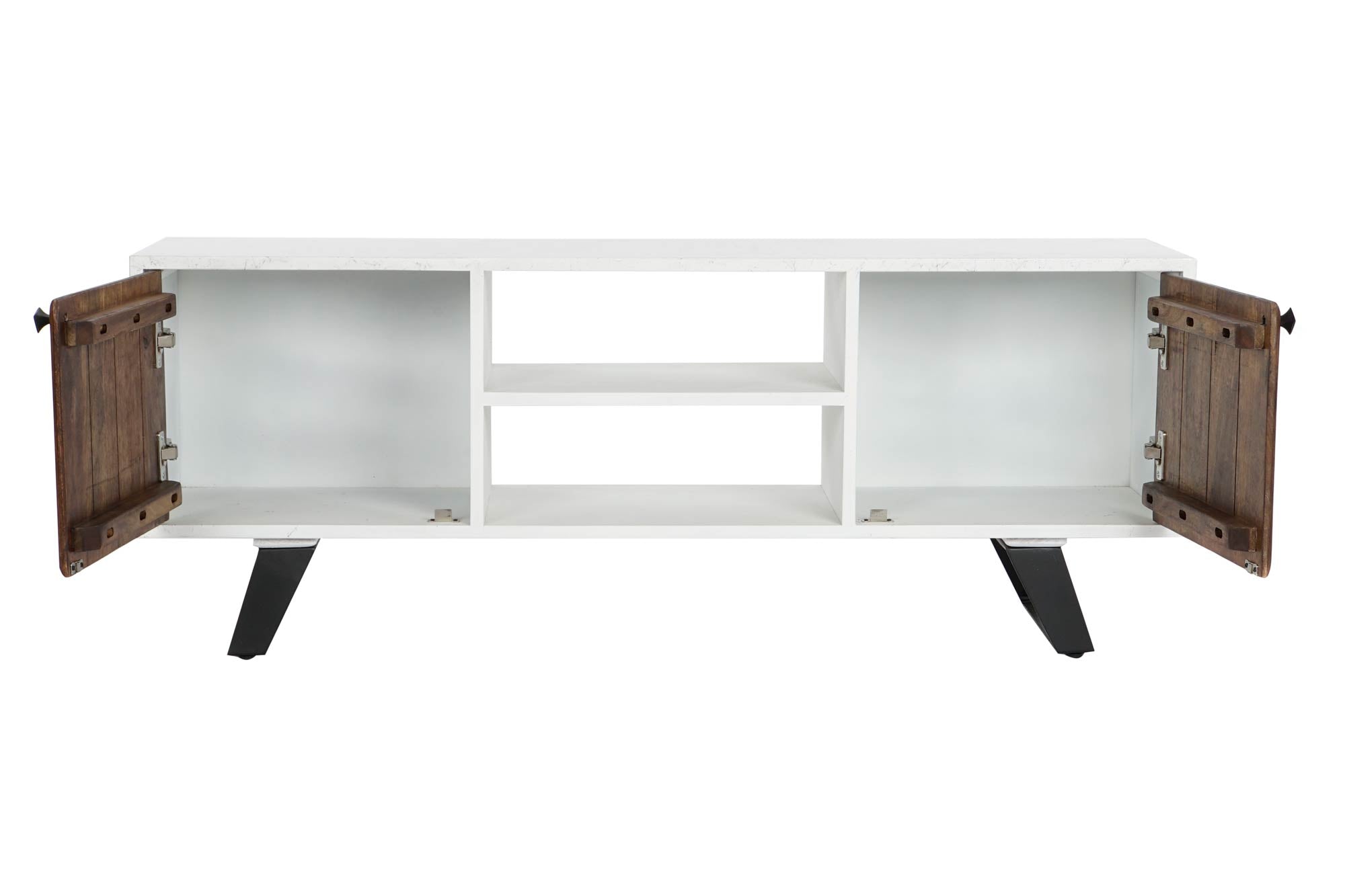 Mango Metal TV Cabinet 135x35x51 White