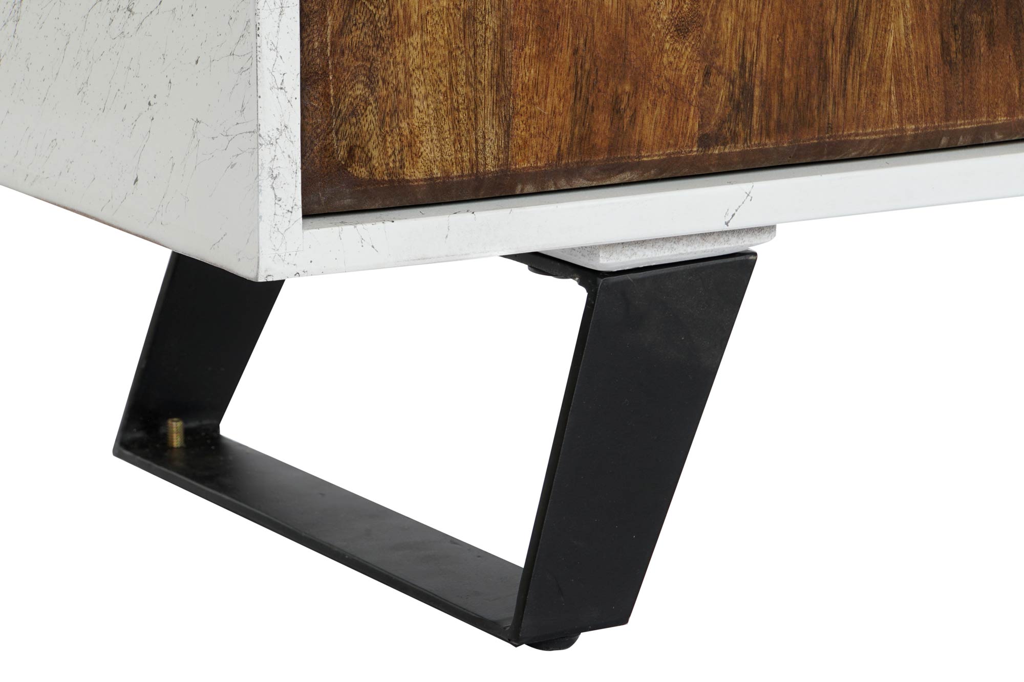 Mango Metal TV Cabinet 135x35x51 White