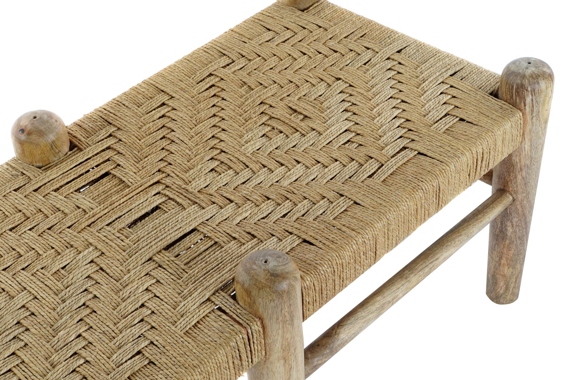 Descalzadora Set 3 Mango Ratan 39X39X41 Natural