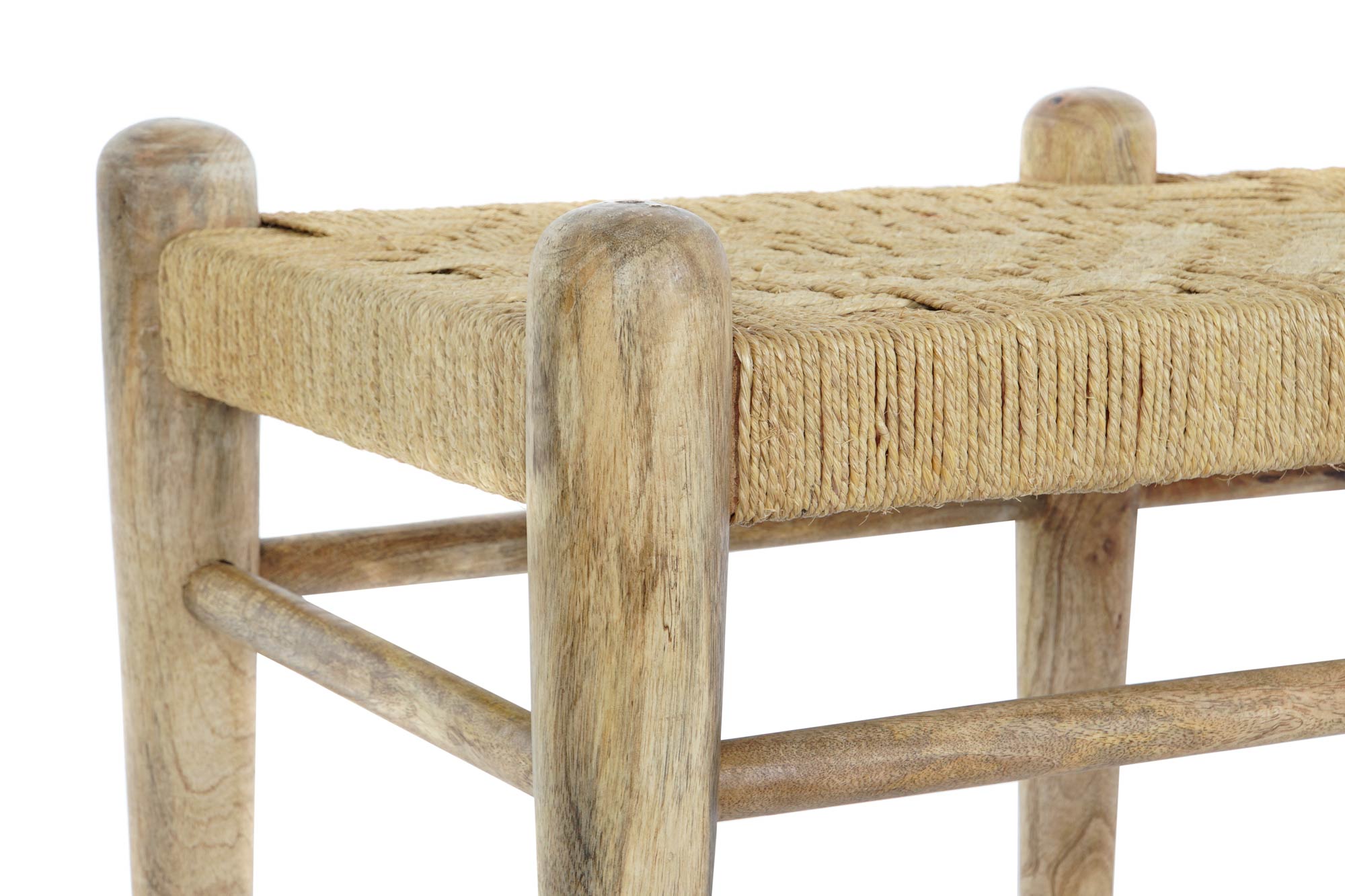 Descalzadora Set 3 Mango Ratan 39X39X41 Natural