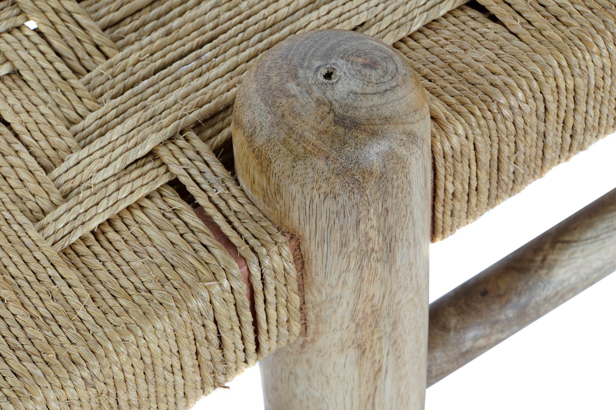 Descalzadora Mango Ratan 102X45X41 Natural