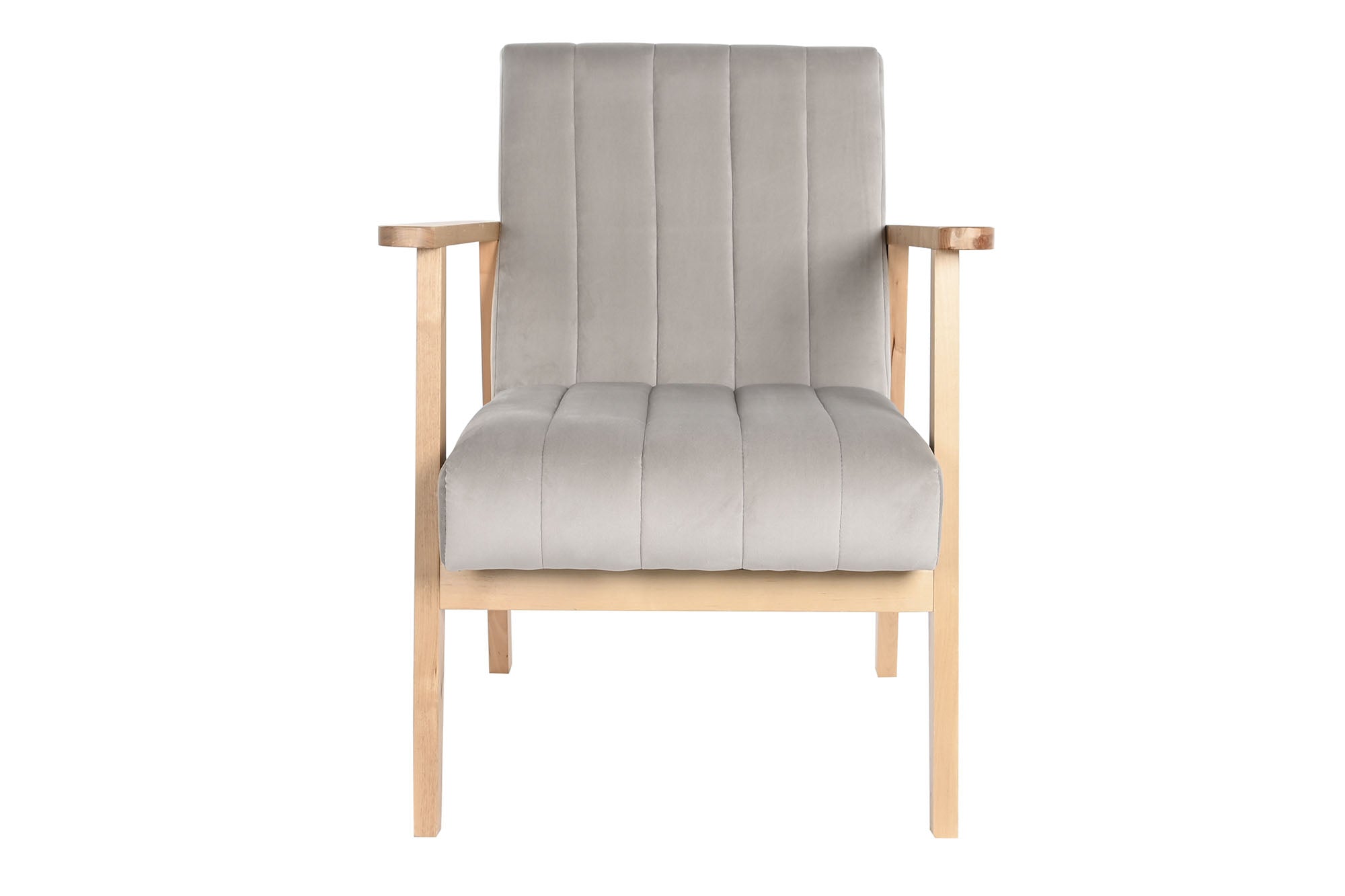 Pine Polyester Armchair 63X68X81 Gray