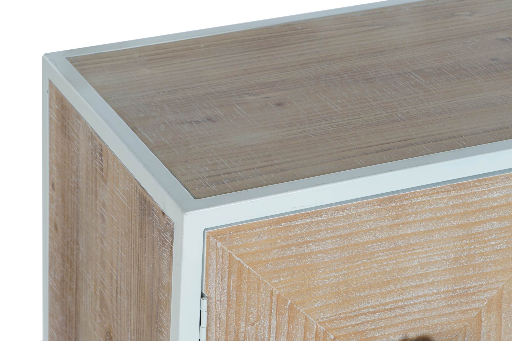 Fir Metal Console 120X35X90 White