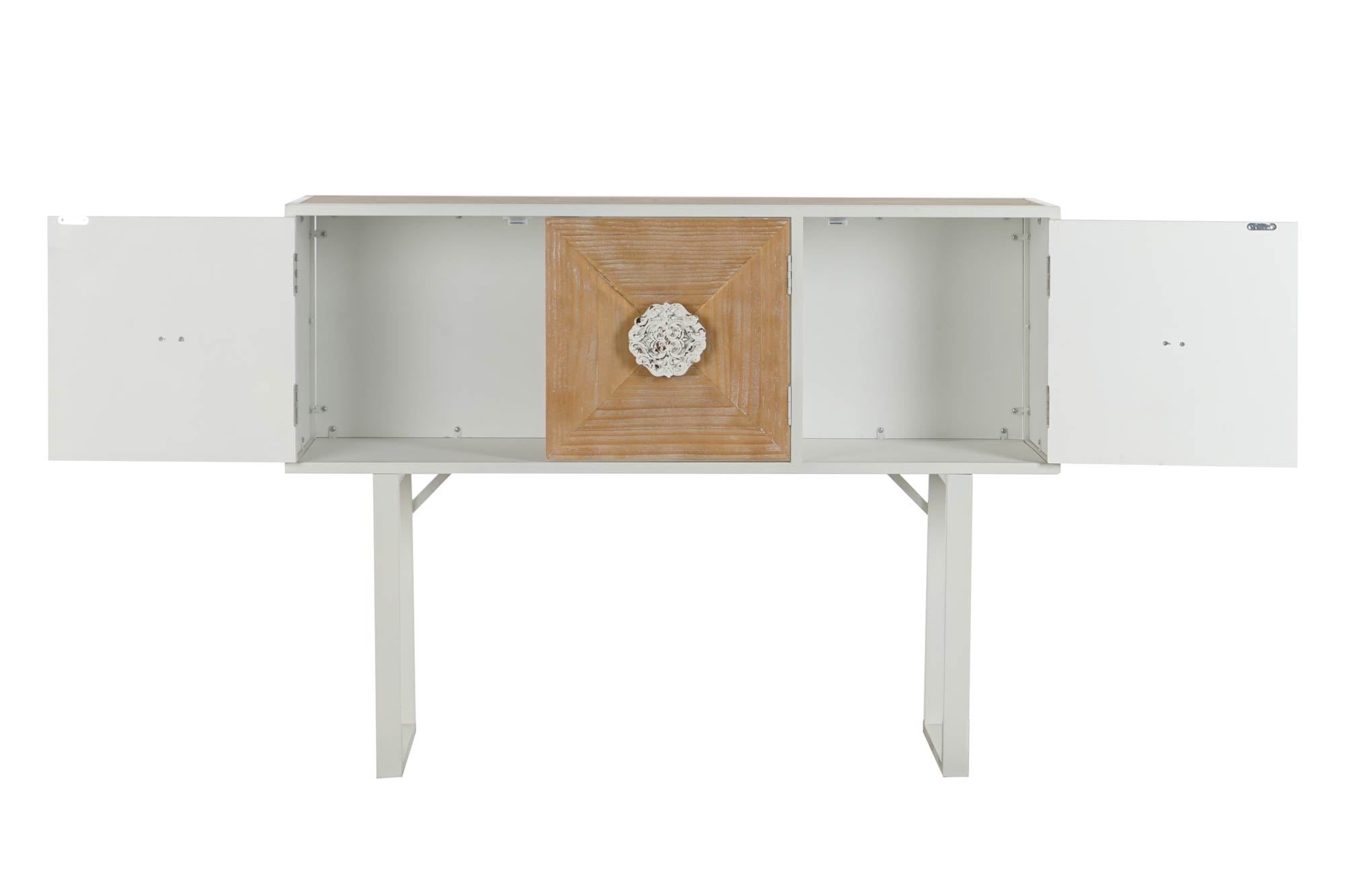 Fir Metal Console 120X35X90 White