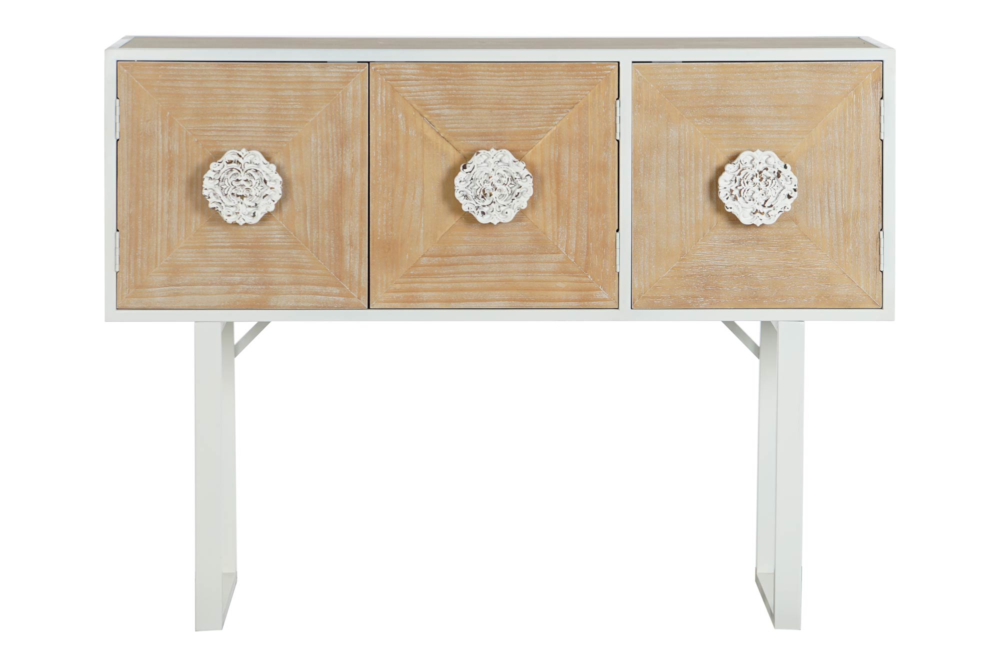 Fir Metal Console 120X35X90 White