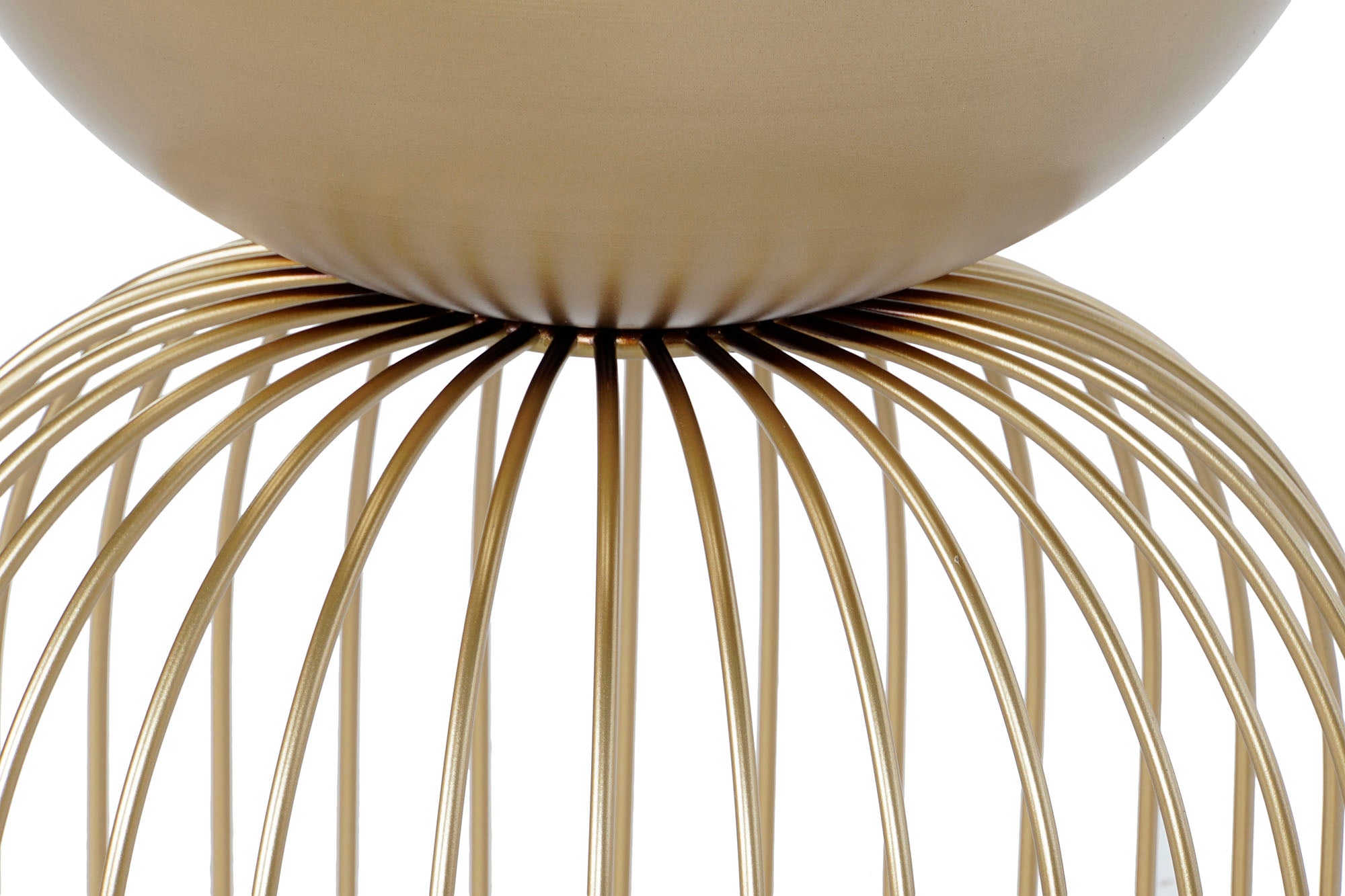 Fir Metal Side Table 55.5x55.5x53 Gold