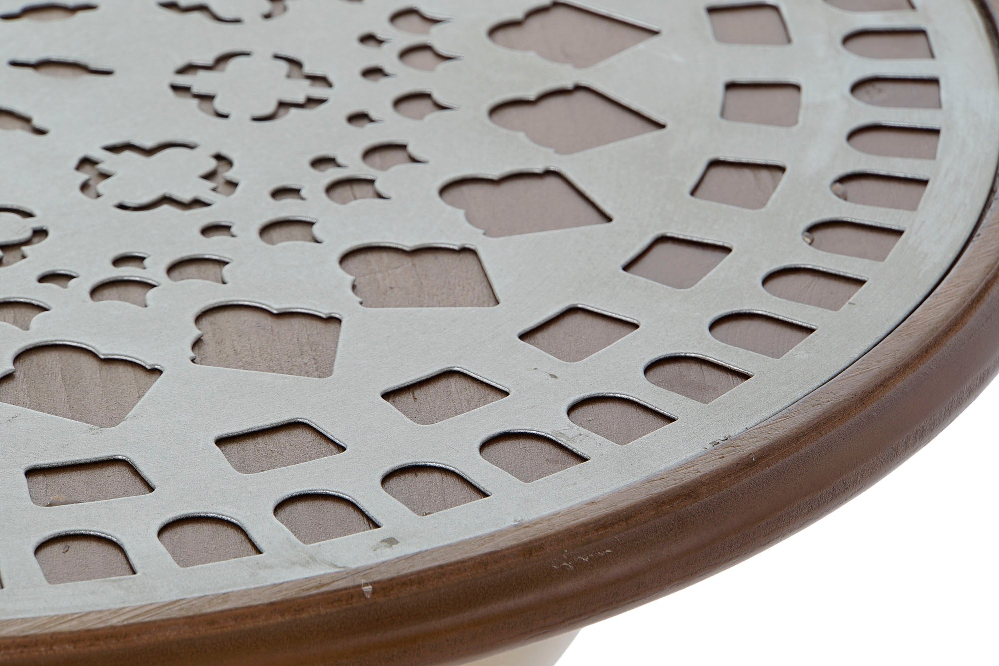 Fir Metal Side Table 55.5x55.5x53 Gold