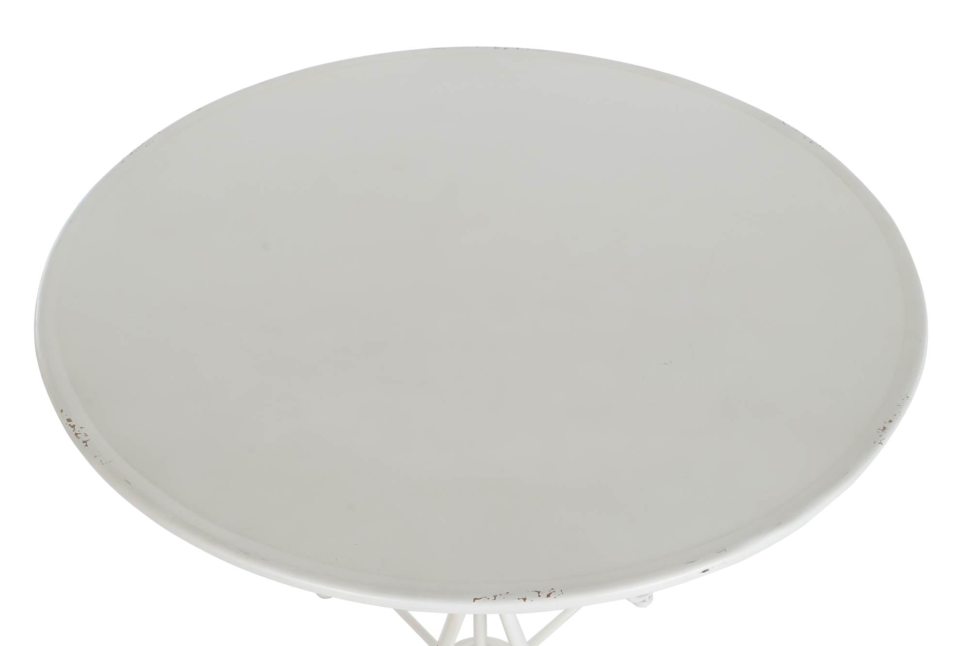 Mesita Auxiliar Metal 81X81X81,5 Blanco