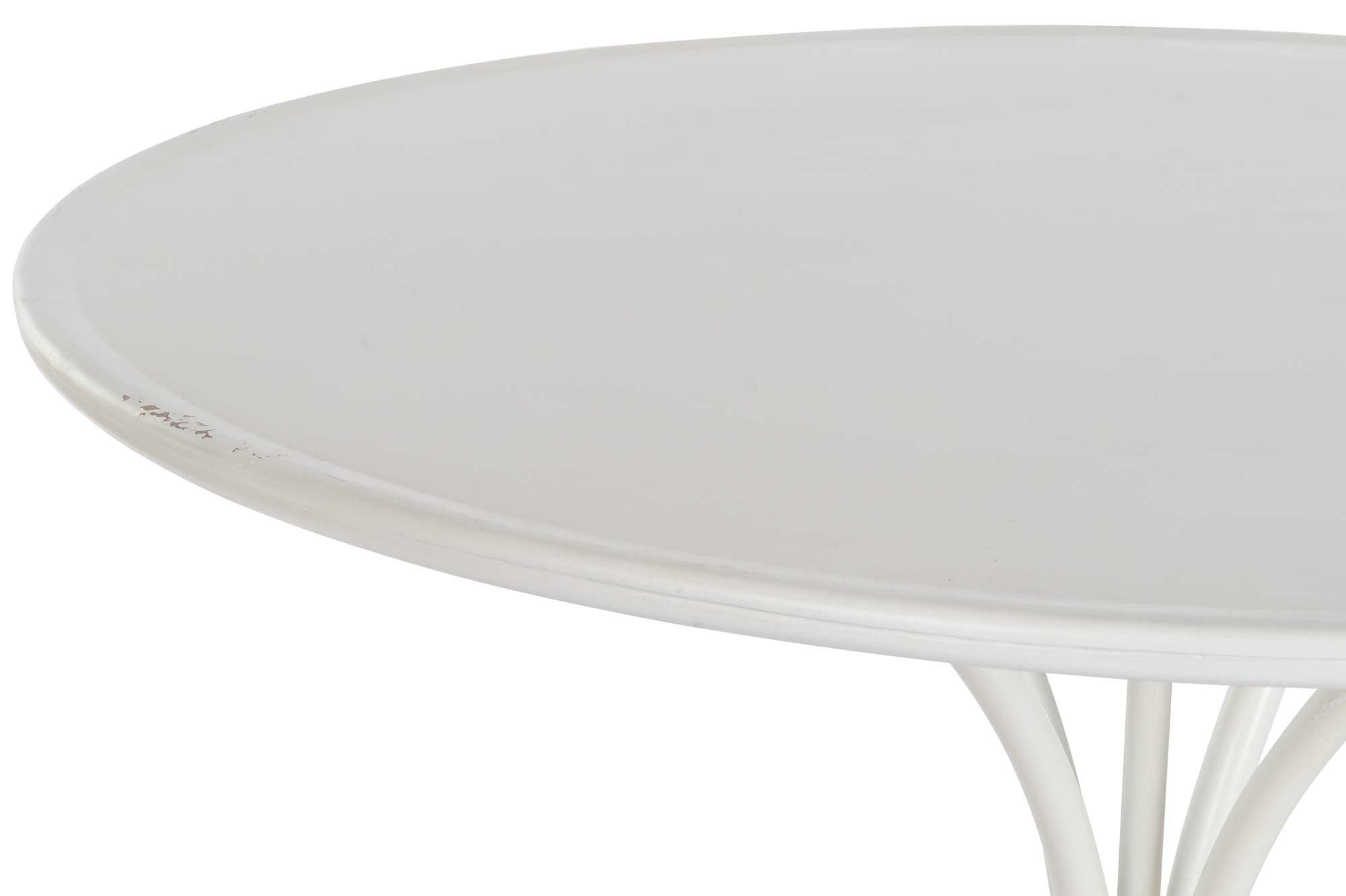 Metal Side Table 81x81x81.5 White