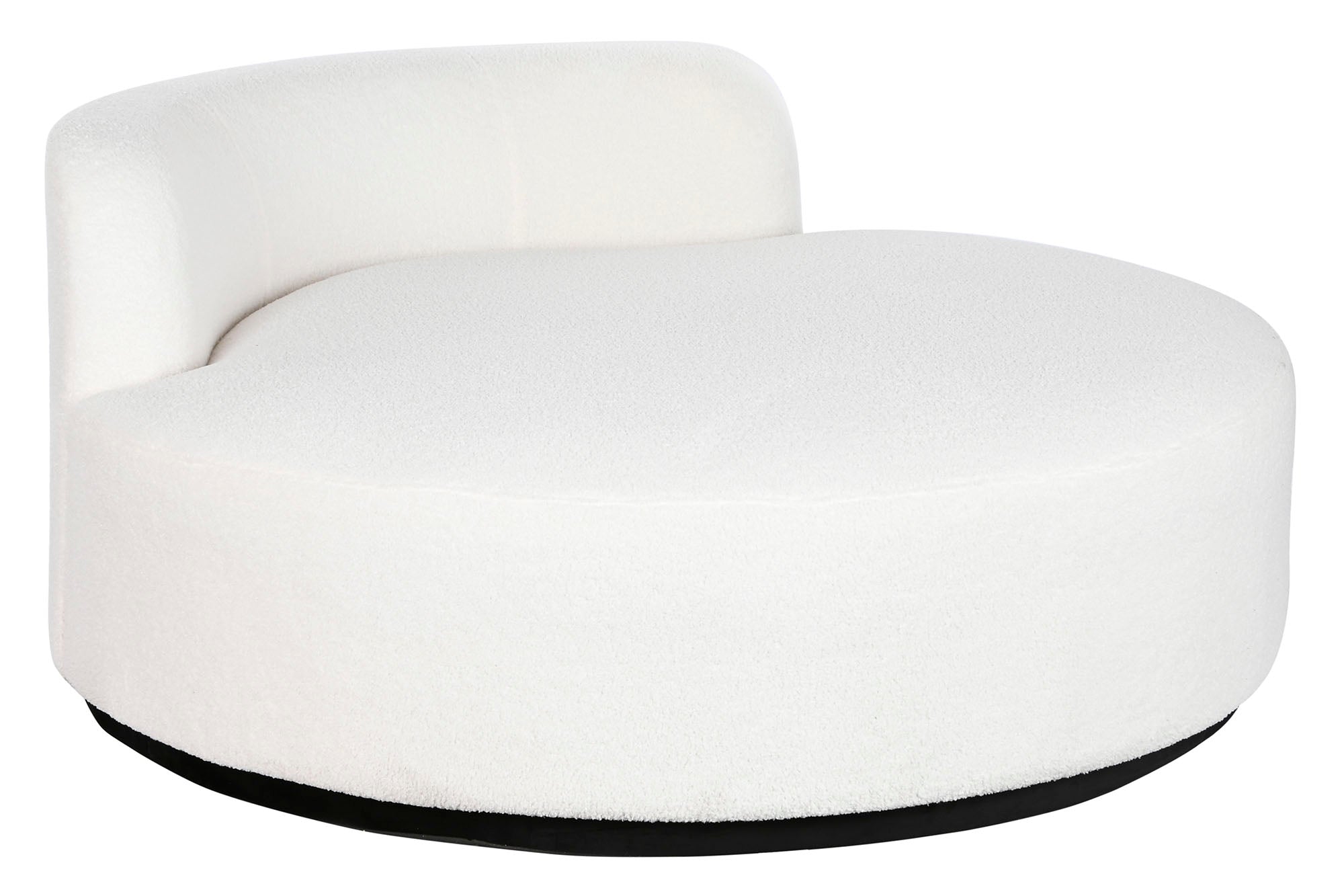 Sofa Poliester 150X150X69 Borreguito Blanco