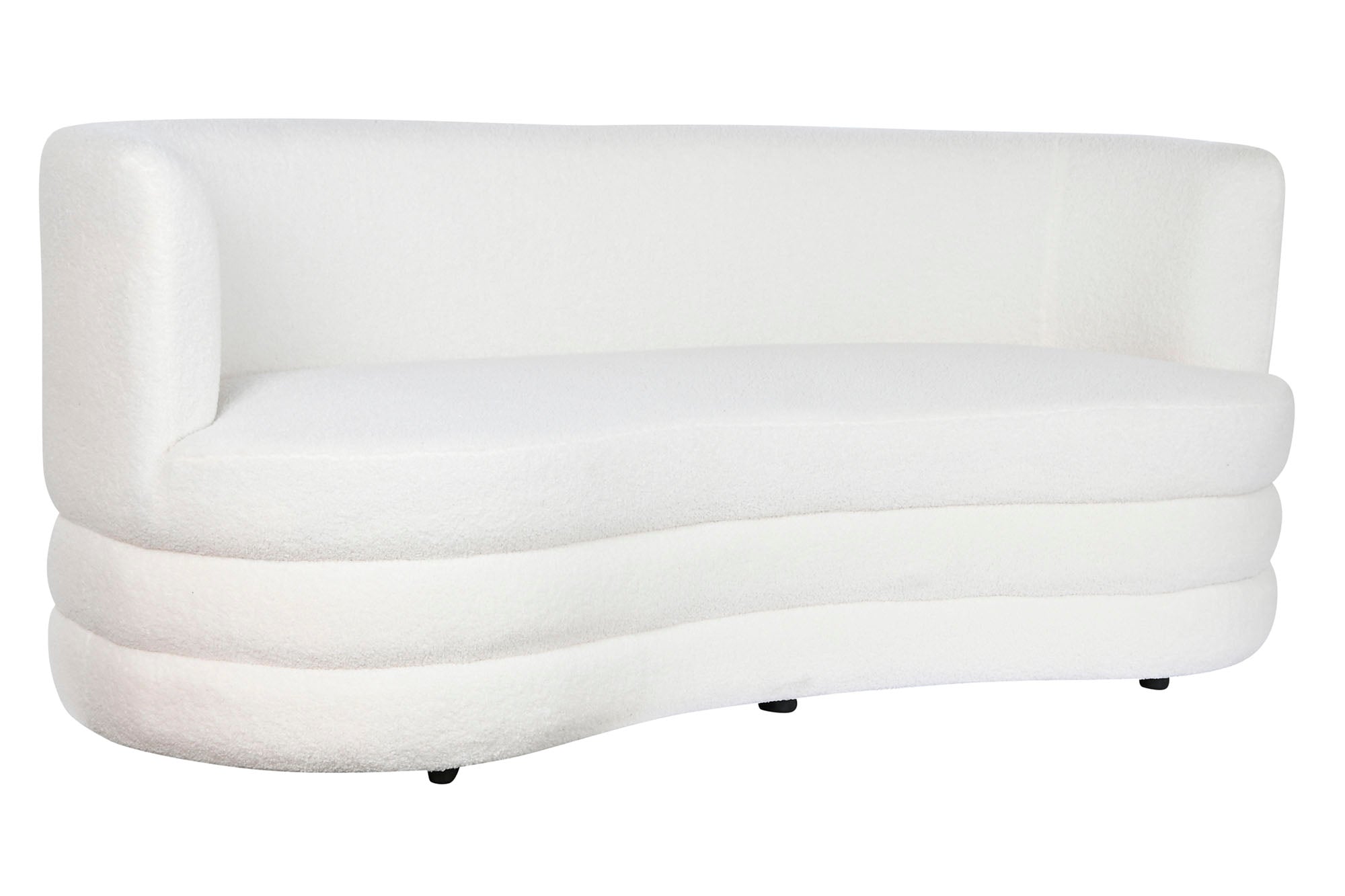 Sofa Poliester 193X92X79 Borreguito Blanco