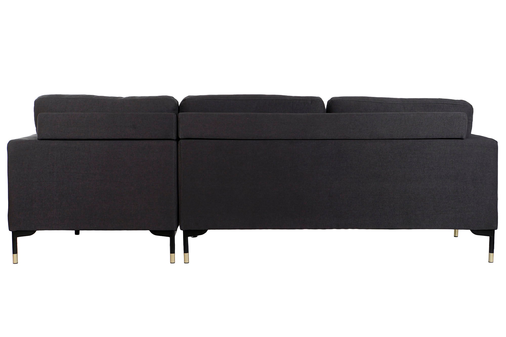 Sofa Metal Poliester 250X160X85 Chaiselonge Gris