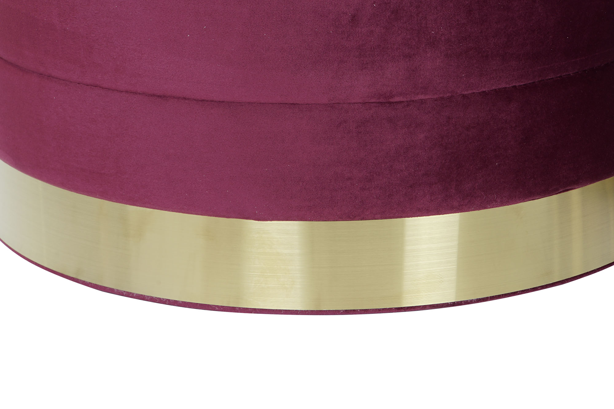 Footrest Set 3 Polyester Mdf 60X60X45 Velvet