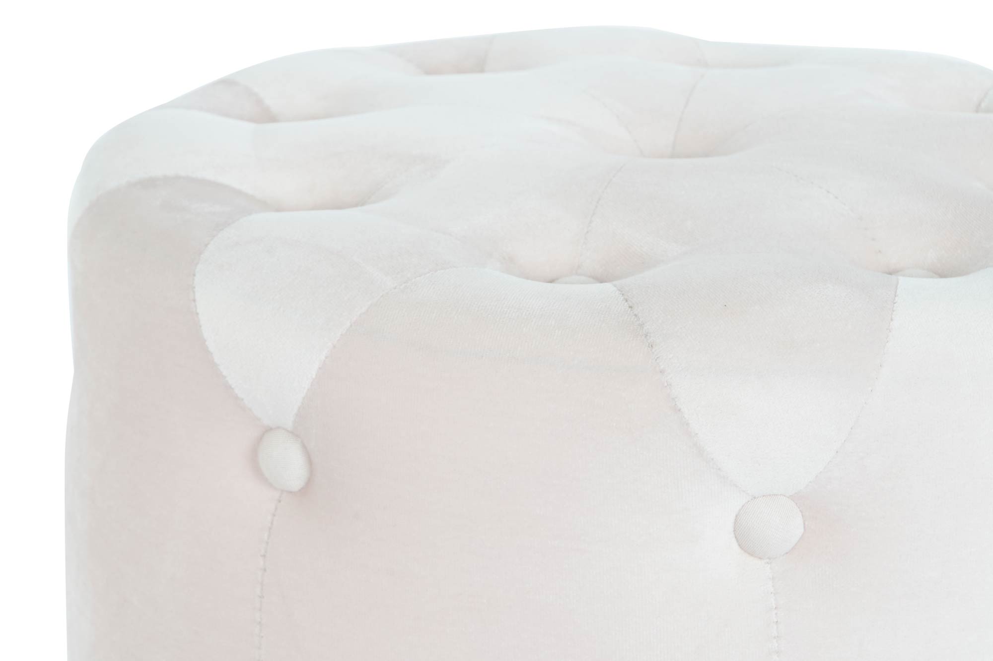 Footstool Set 3 Polyester Mdf 60X60X45 Cover