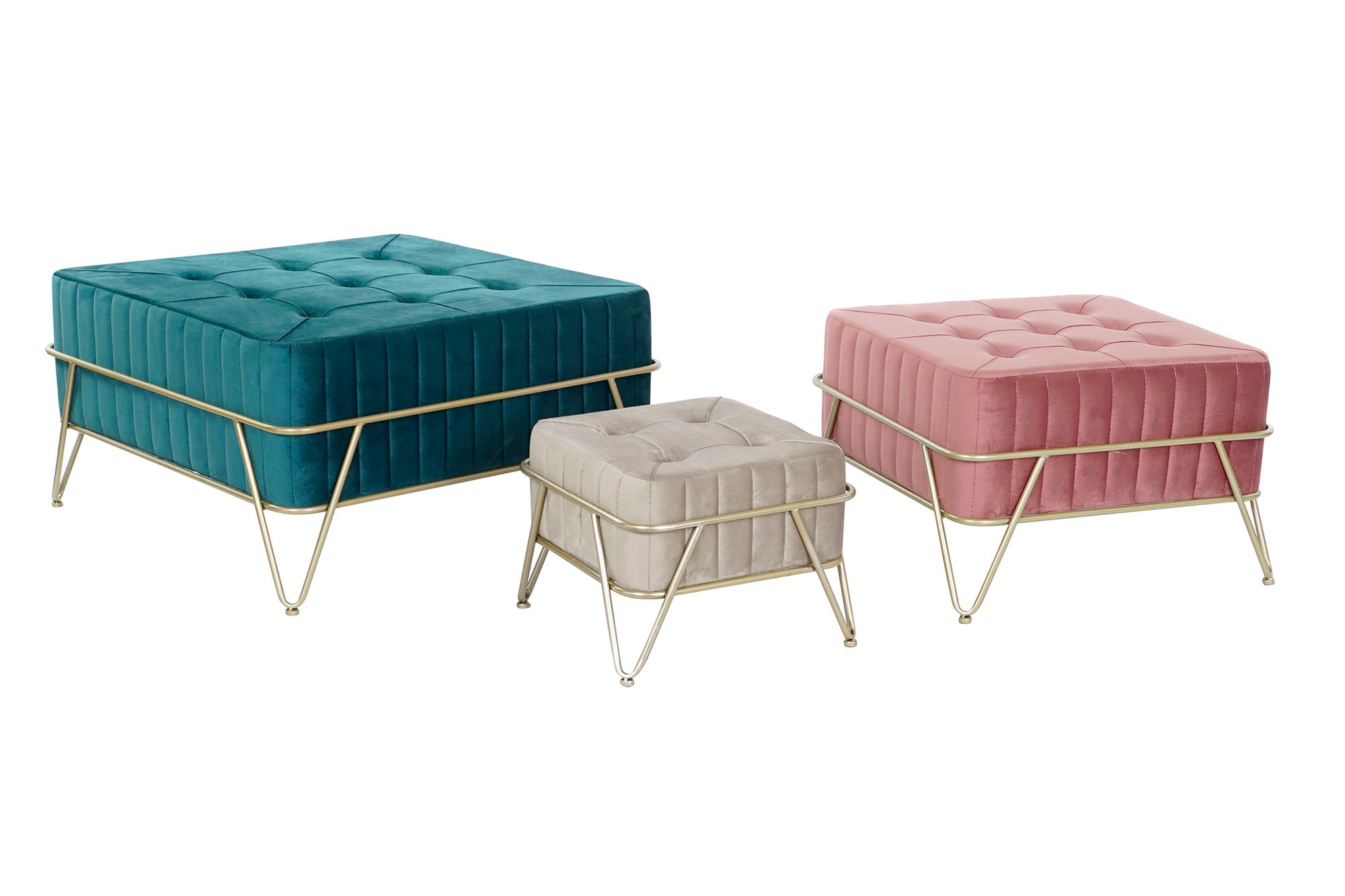 Descalzadora Set 3 Poliester Mdf 82X82X46