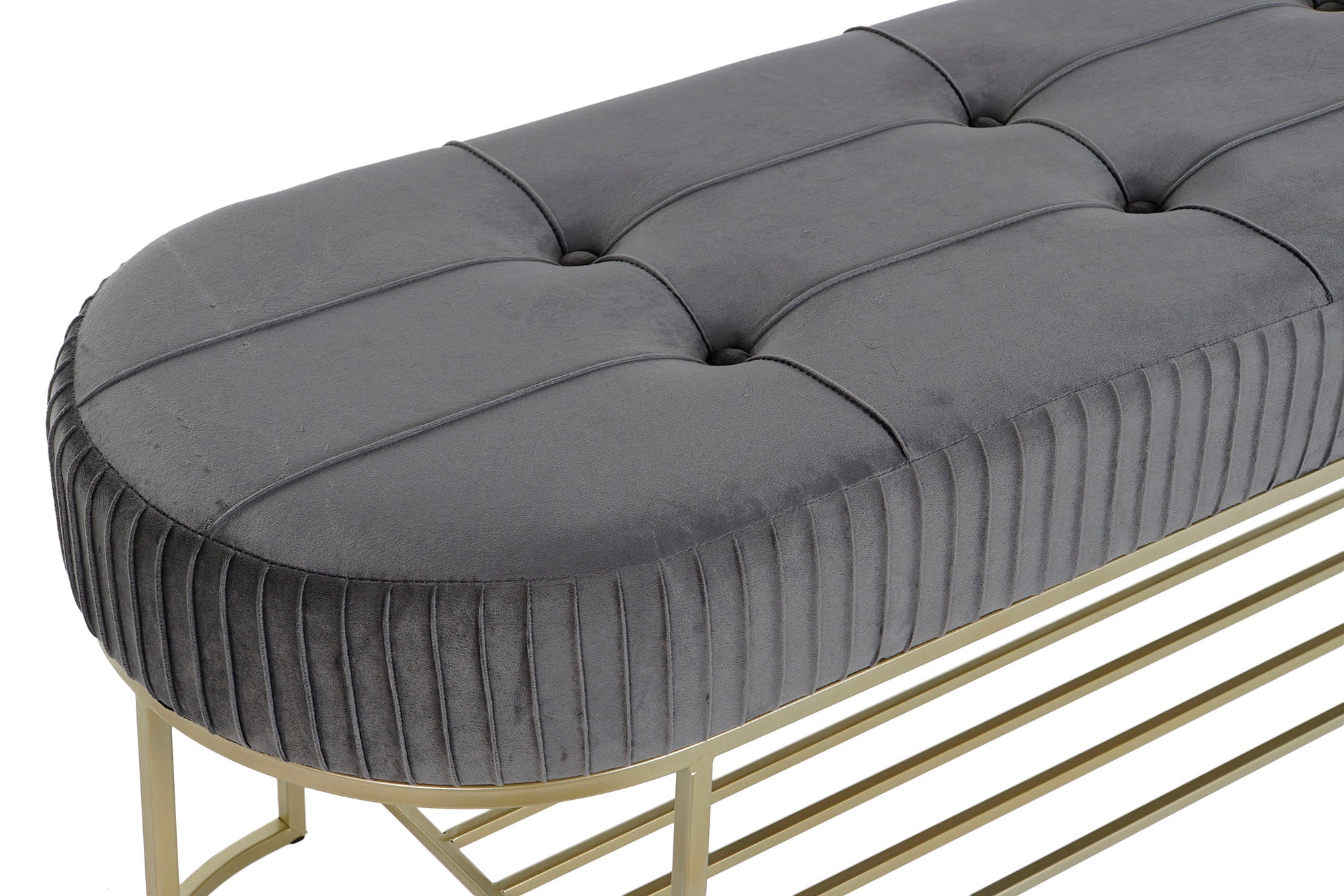 Descalzadora Poliester Metal 120X40X45 Terciopelo