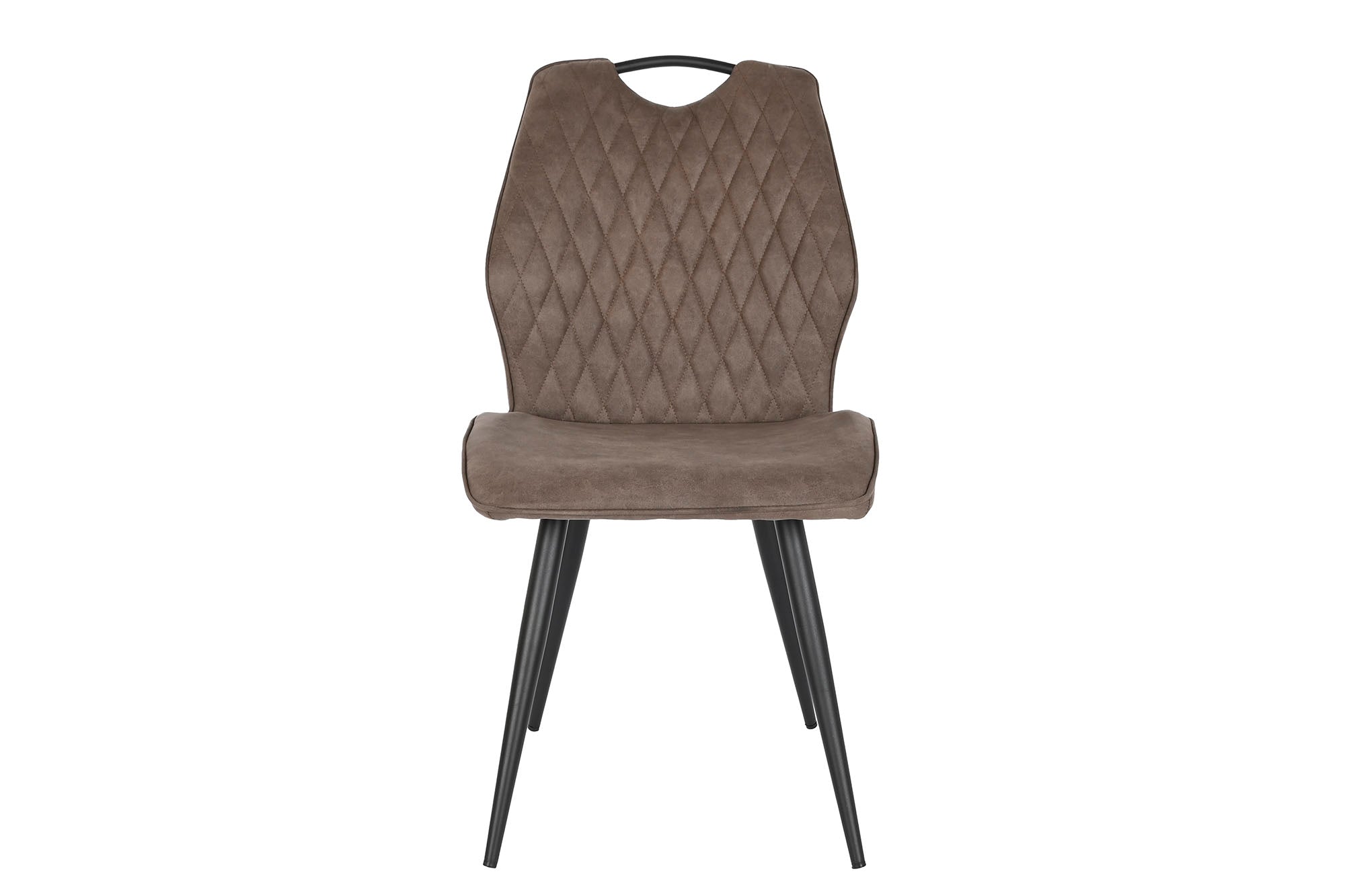 Silla Poliester Metal 60X48X88,5 Asa Marron Oscuro