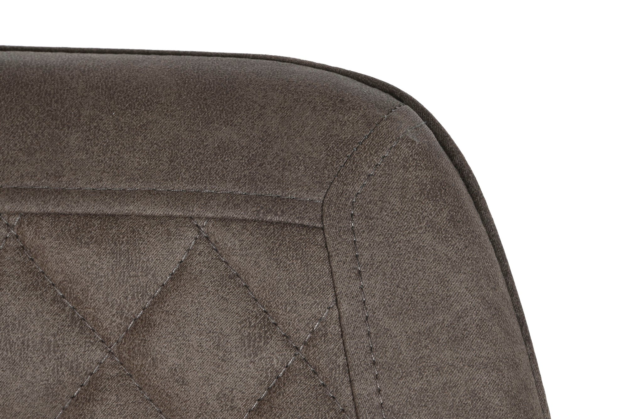 Taburete Metal Pu 56X49X110 Marron Oscuro