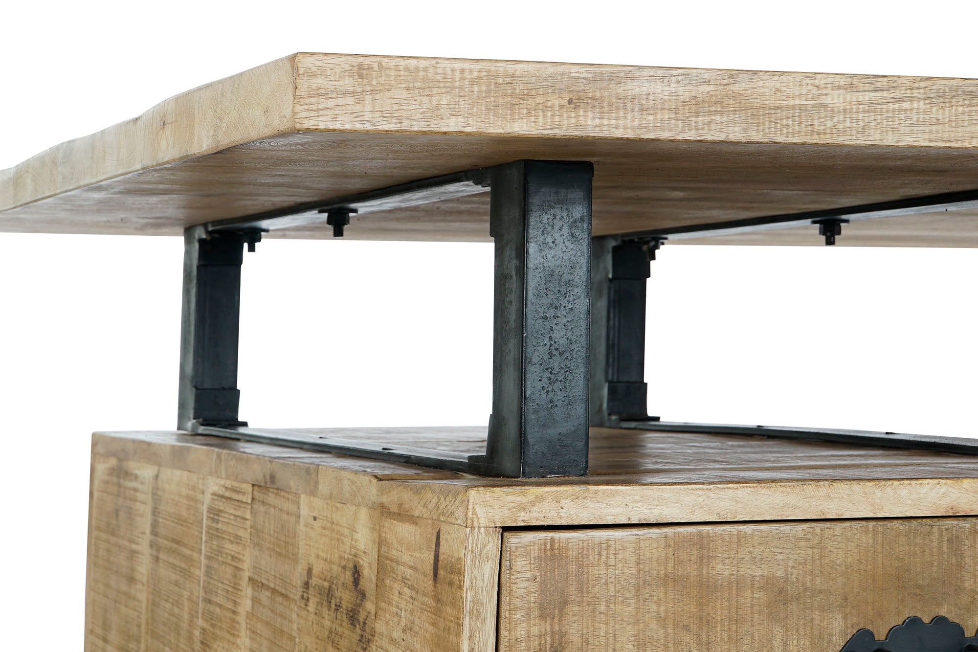 Escritorio Mango Metal 160X80X75 Natural
