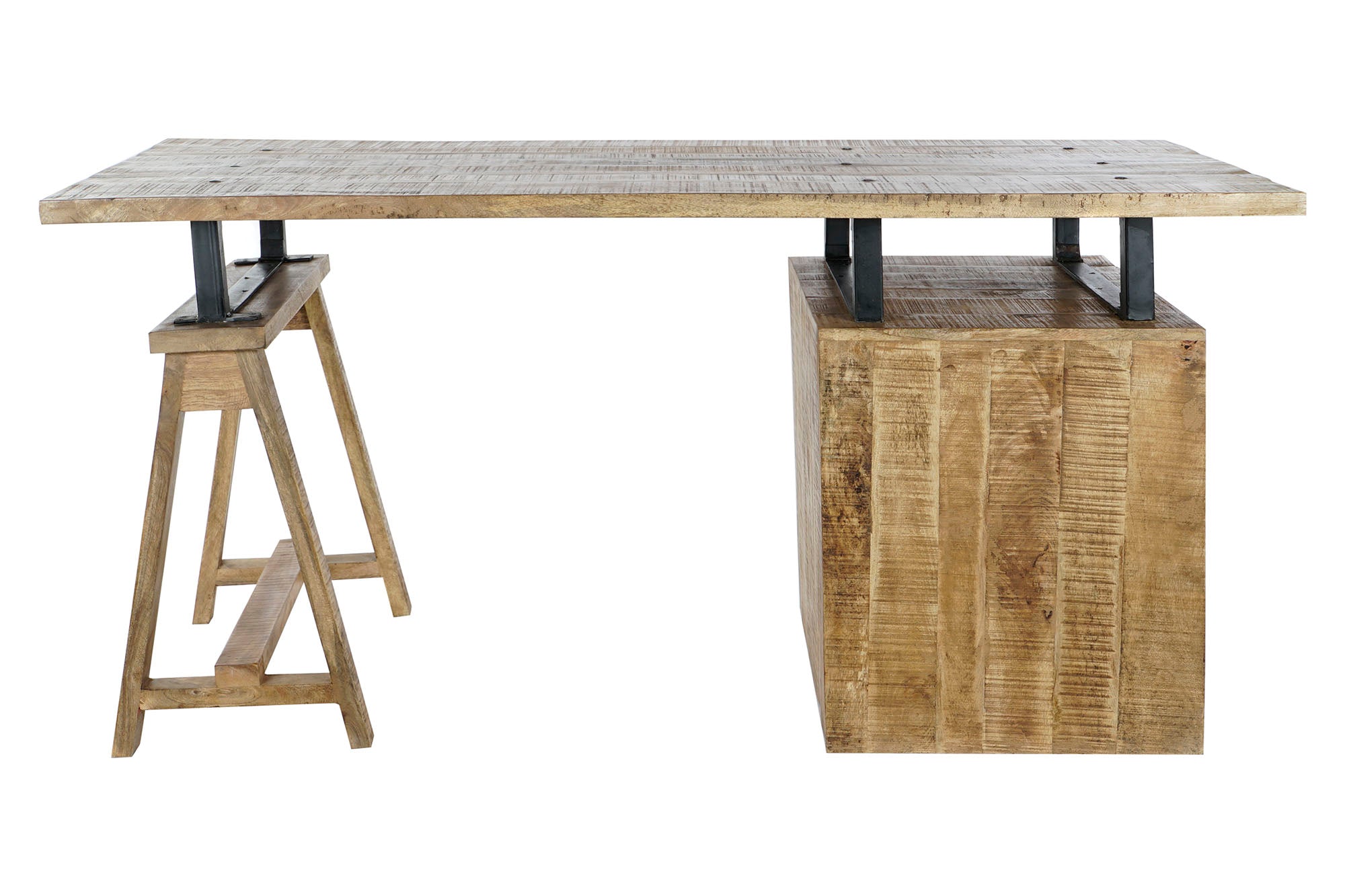 Escritorio Mango Metal 160X80X75 Natural