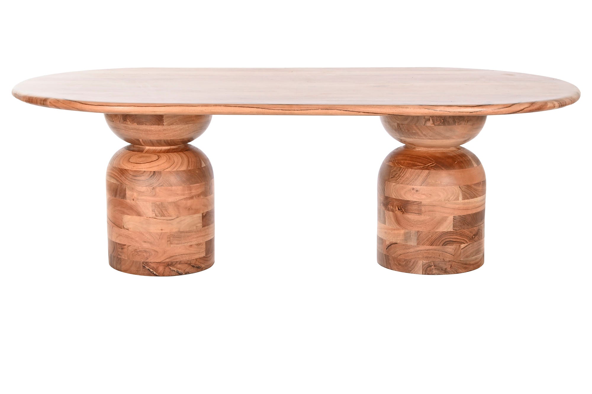 Mesa Centro Acacia 135X75X45 47,30 Marron