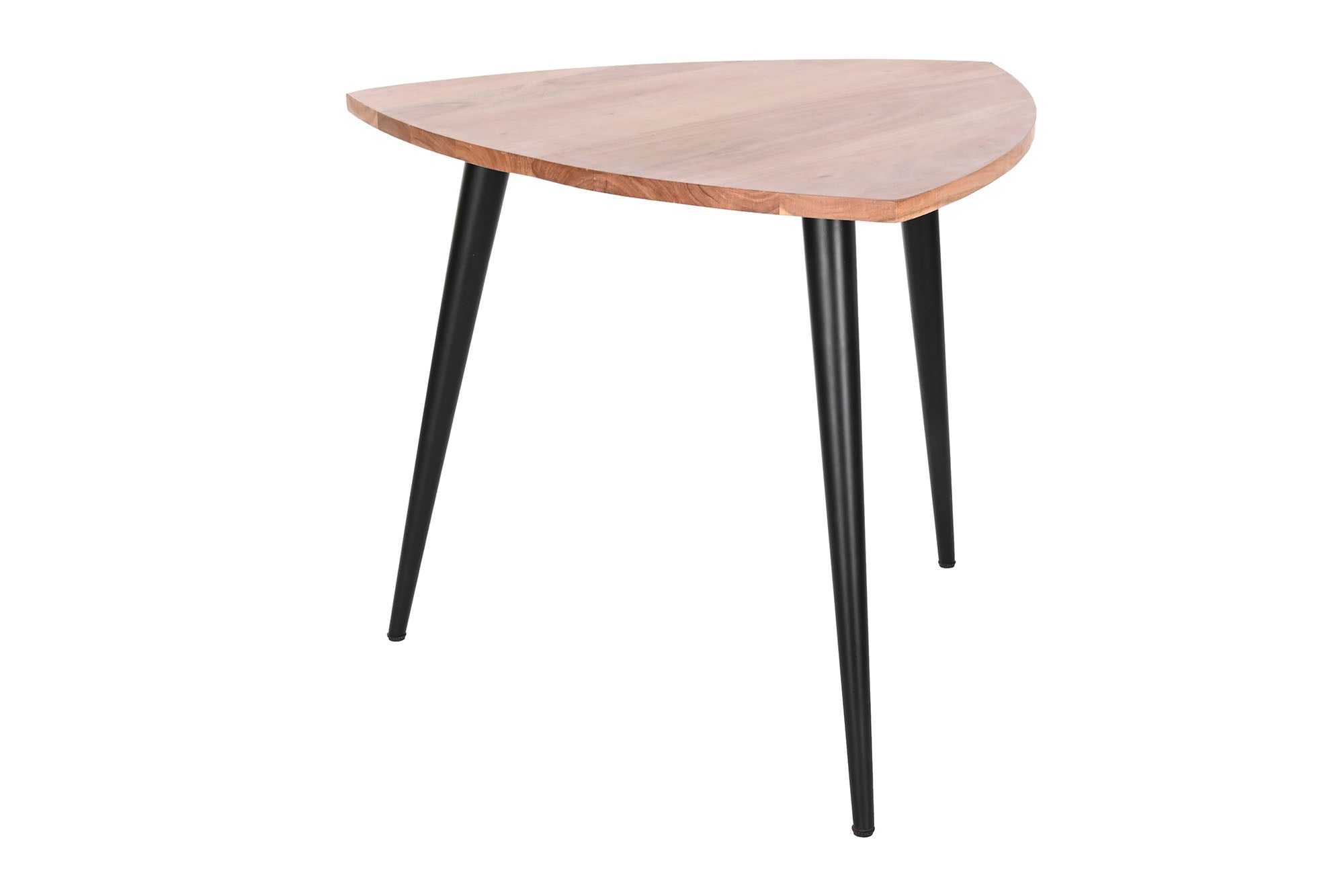 Mesa de Centro de Metal Acácia 90X90X76 Natural