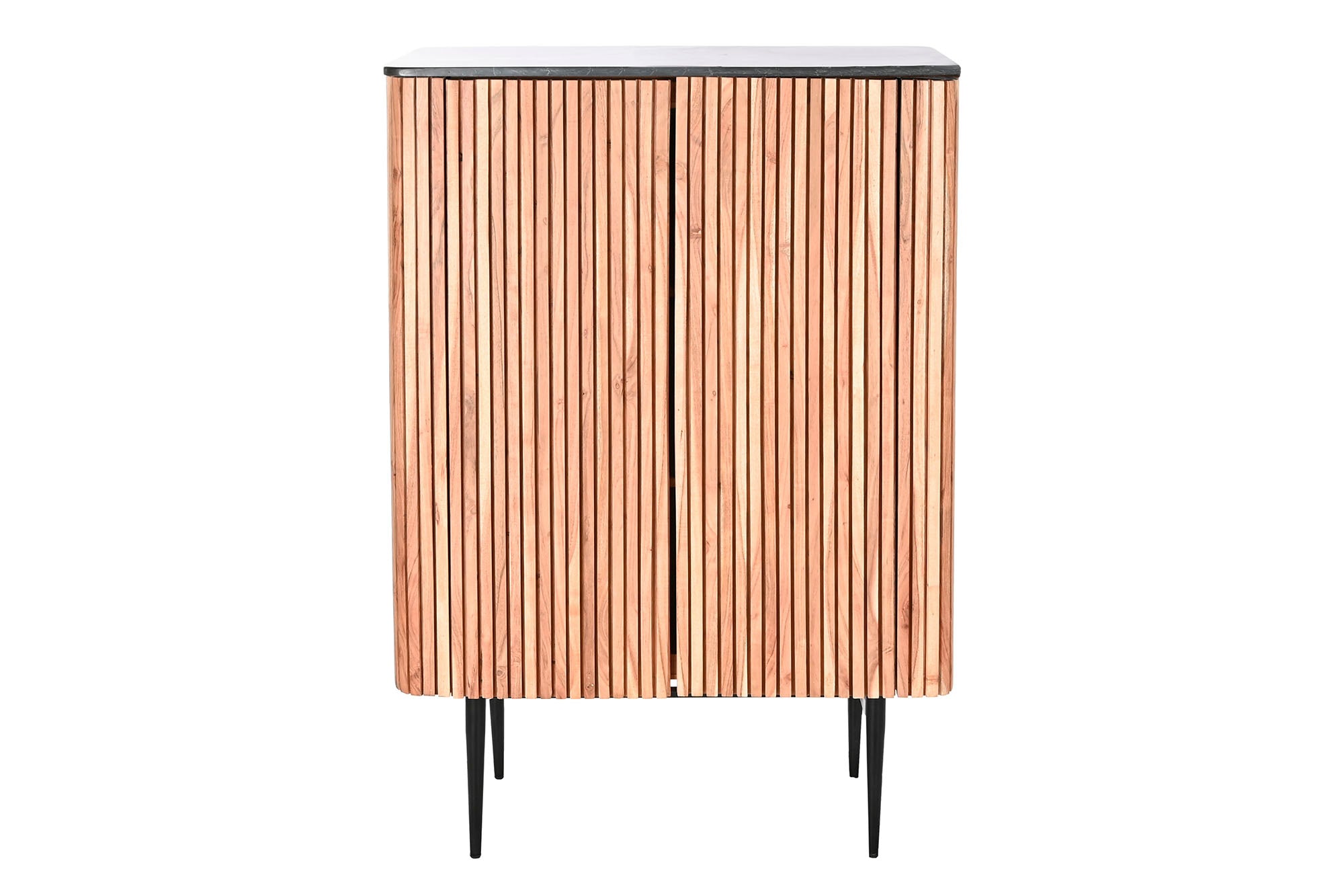 Acacia Marble Sideboard 85X45X130 79.60 Black