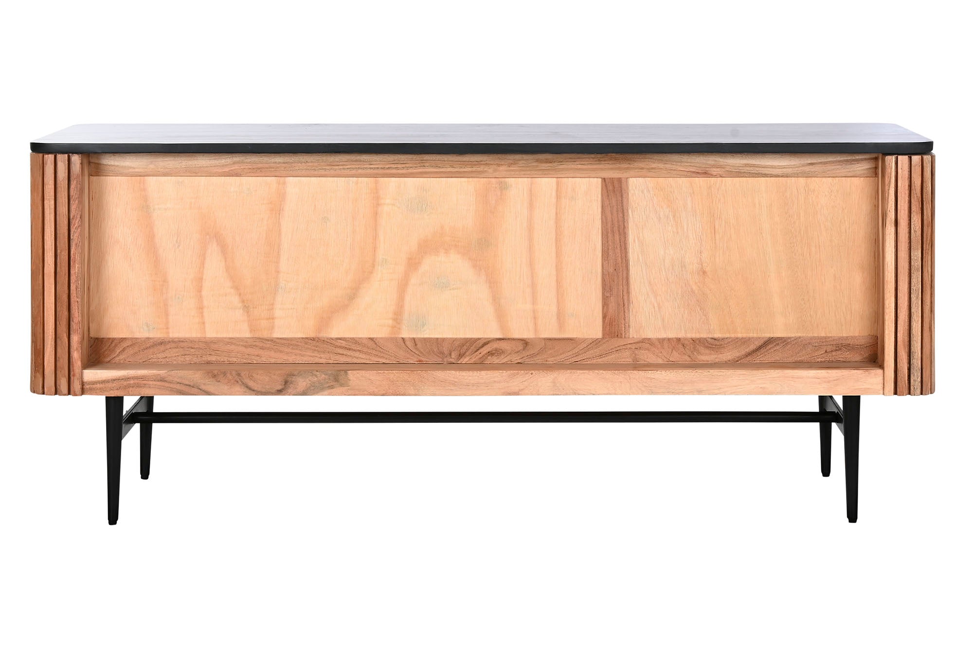 Mueble Tv Acacia Marmol 145X45X60 Negro