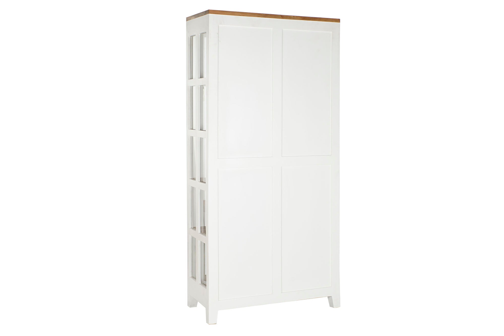 Vitrina Mango Cristal 90X40X190 Blanco