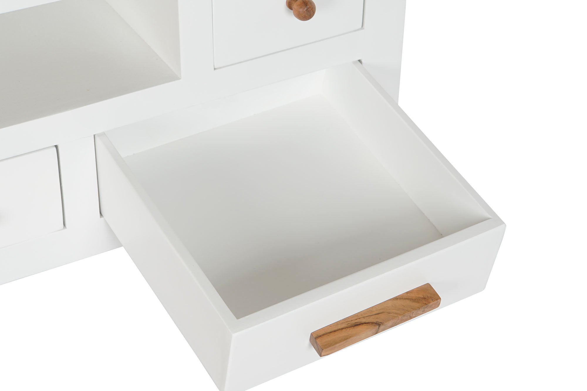 Mueble Tv Mango Acacia 125X40X50 Blanco