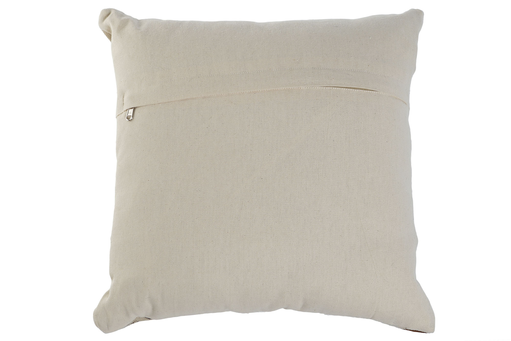 Cojin Piel Poliester 40X10X40 700 Cremallera Camel
