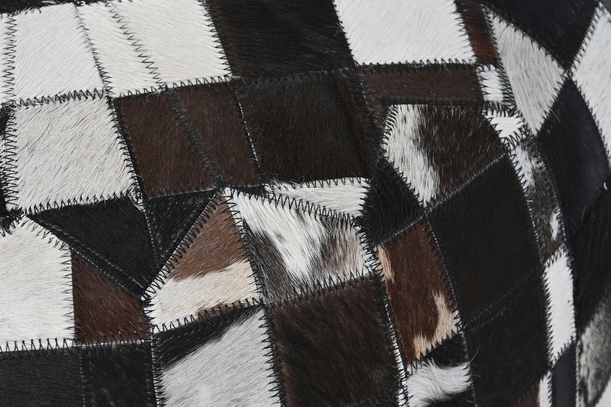 Leather Floor Cushion 48X48X35 Dark Brown