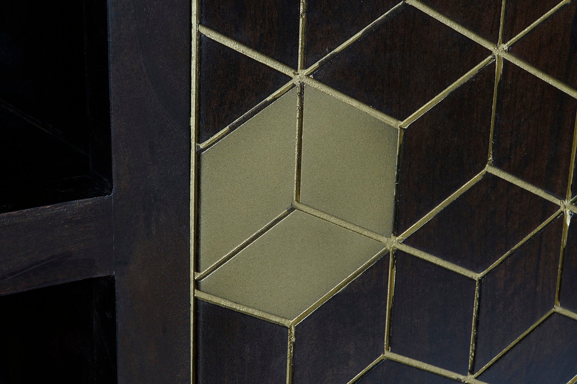 Mueble Tv Acacia Metal 140X40X55 Marron