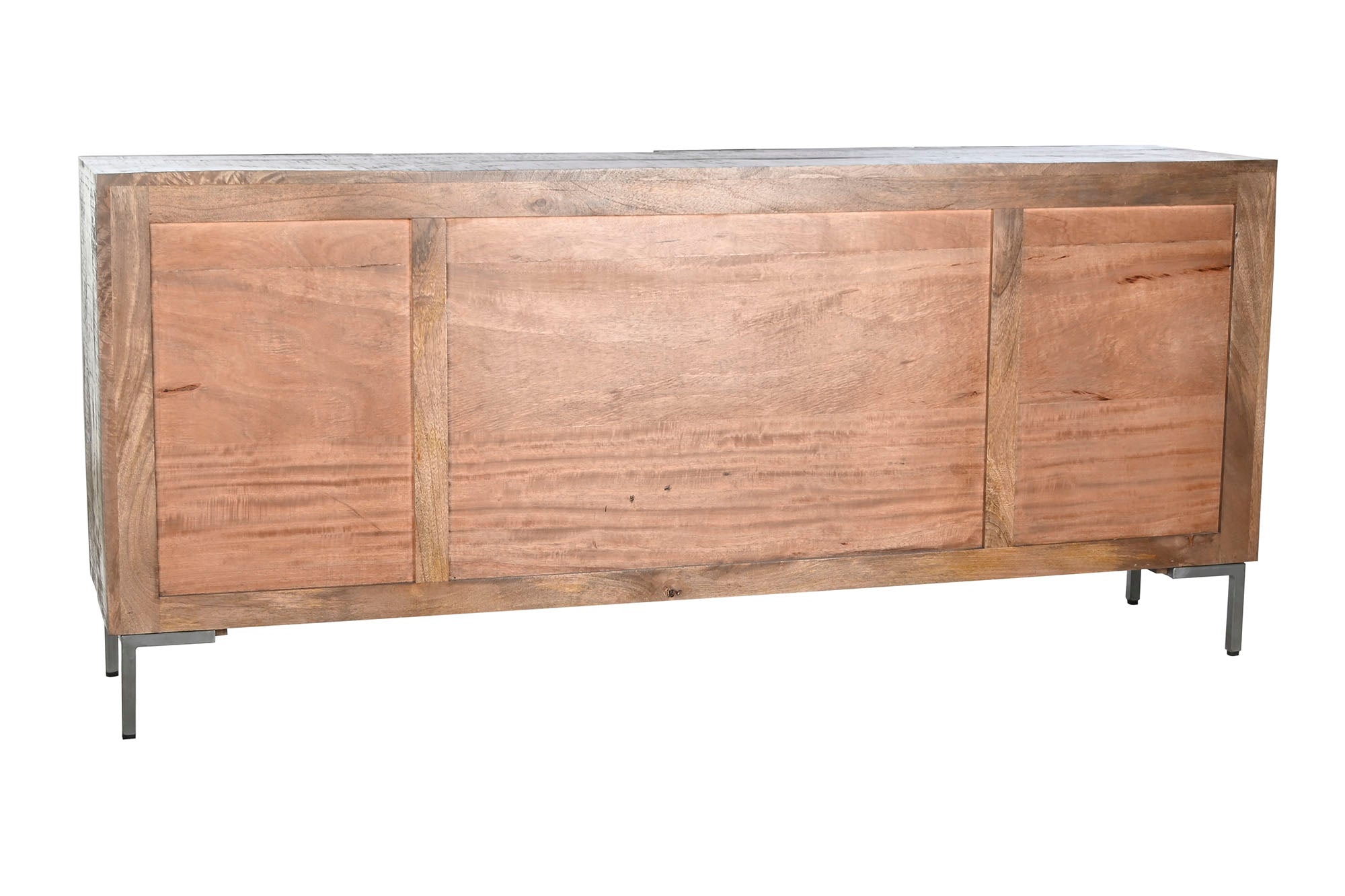 Buffet Mango Metal 180X40X80 Circulo Marron Oscuro