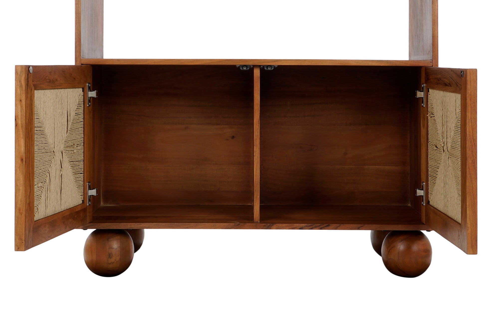 Prateleira de Ratan Acácia 90X40X181 Trançada