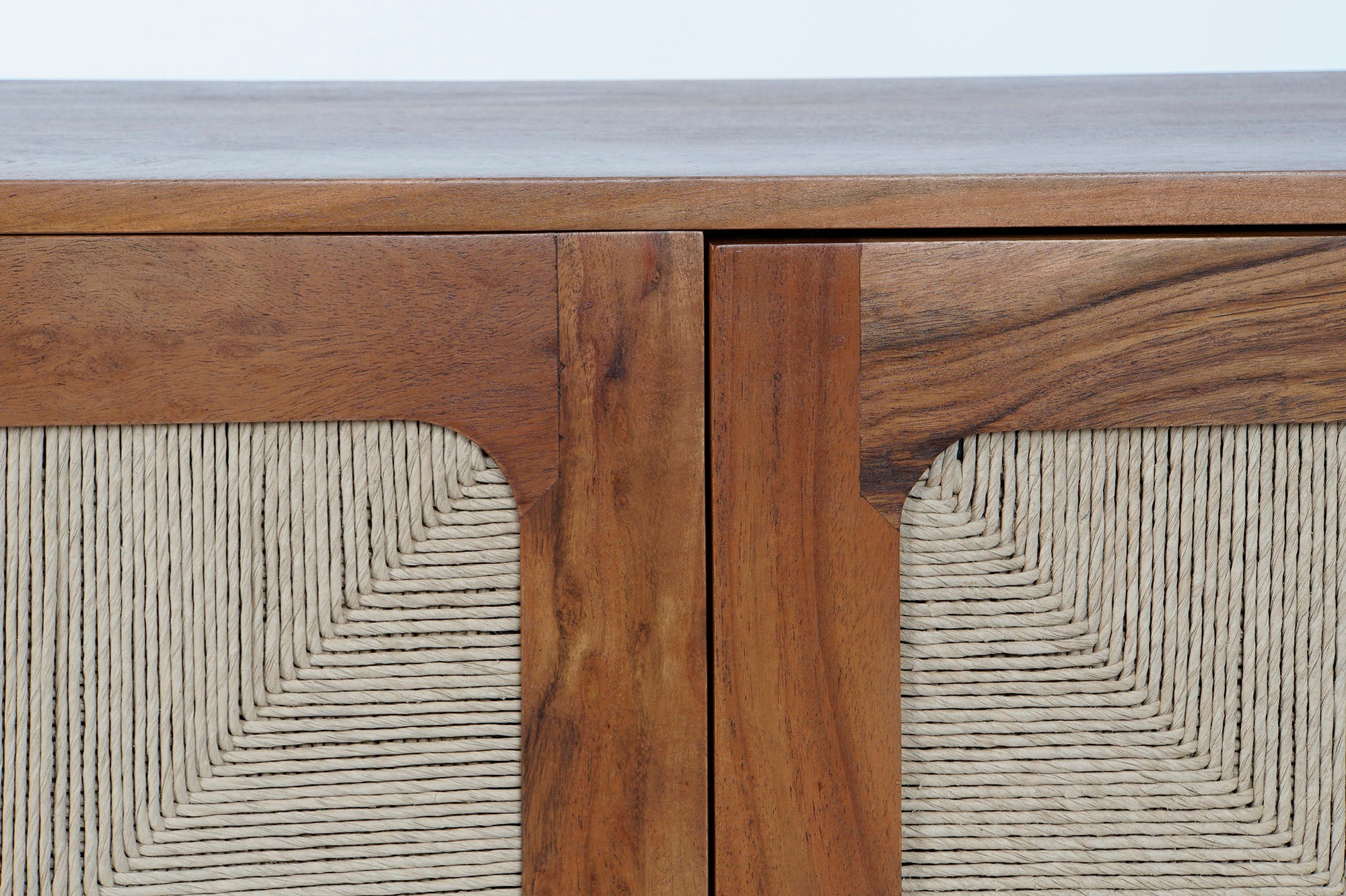 Prateleira de Ratan Acácia 90X40X181 Trançada