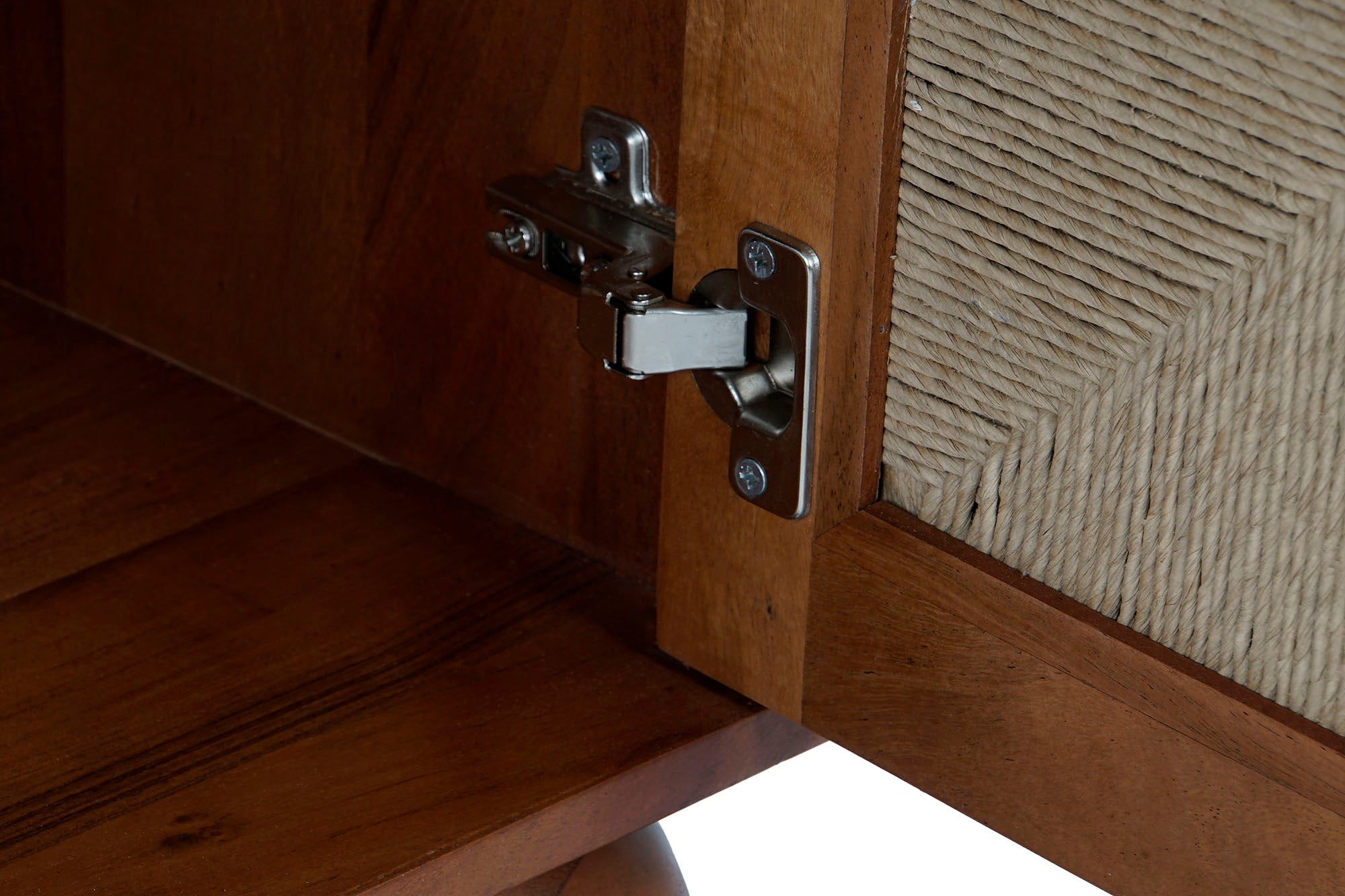 Prateleira de Ratan Acácia 90X40X181 Trançada