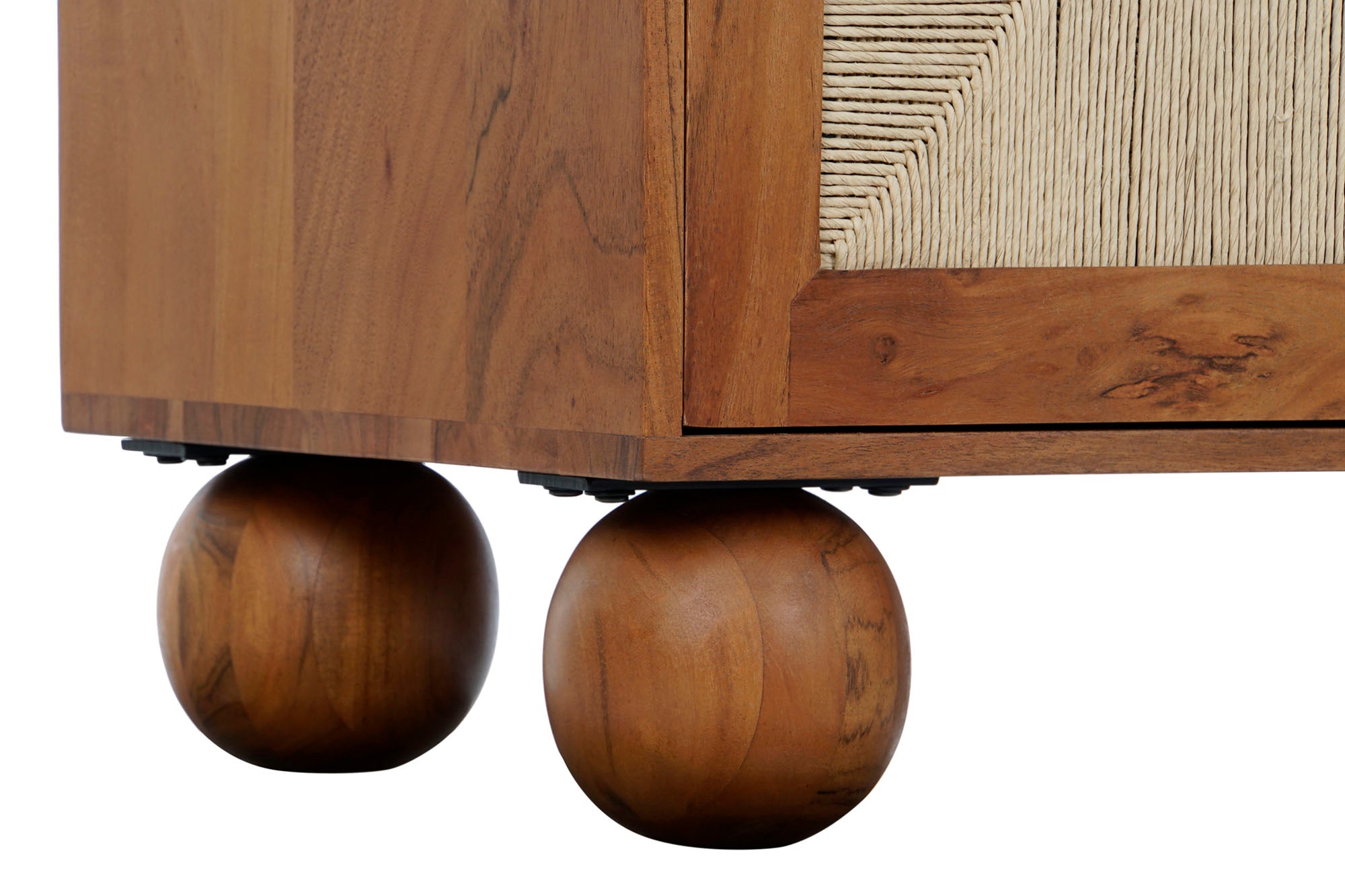 Prateleira de Ratan Acácia 90X40X181 Trançada