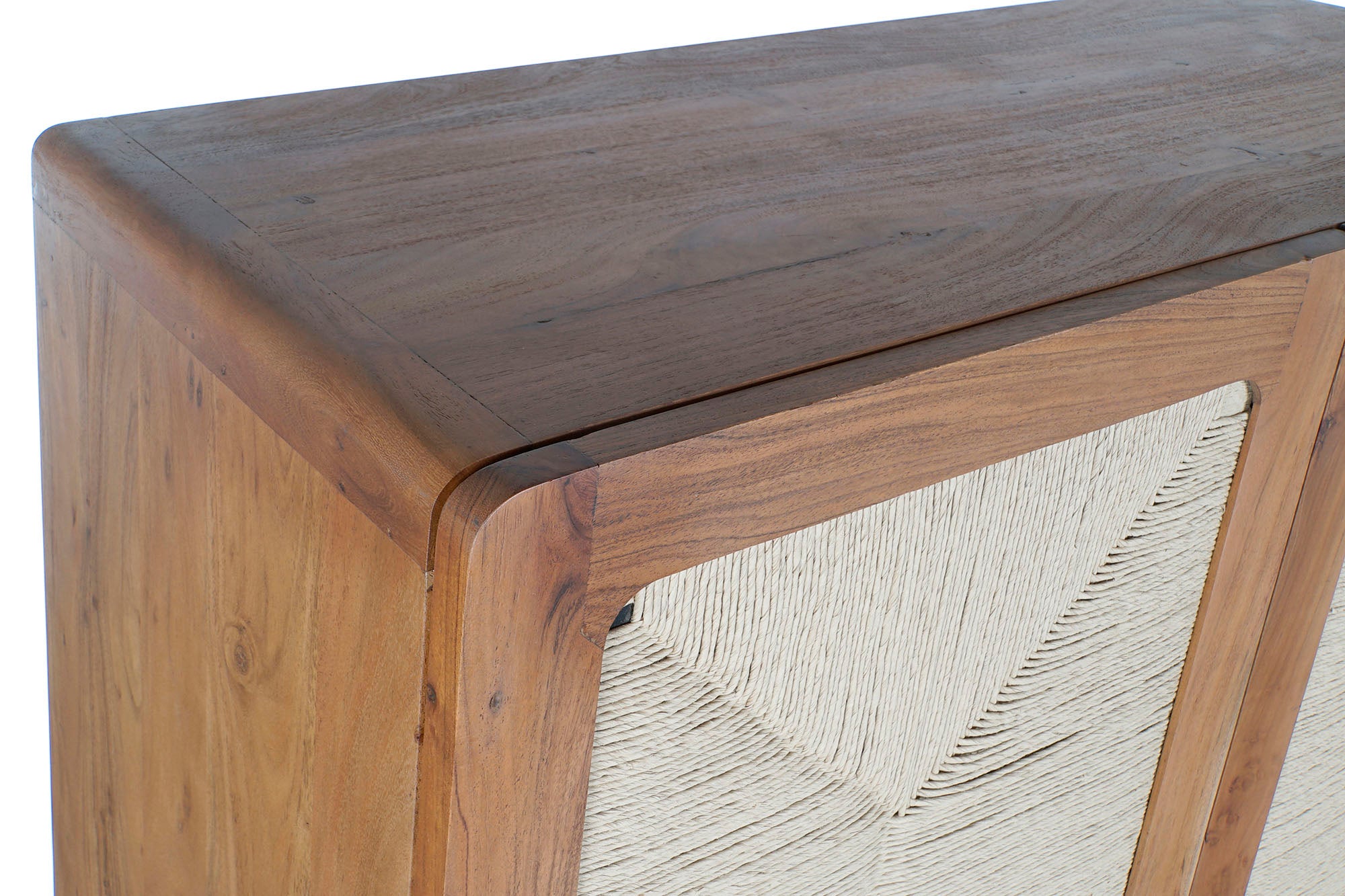 Acacia Rattan Wardrobe 102x46x175 Braided