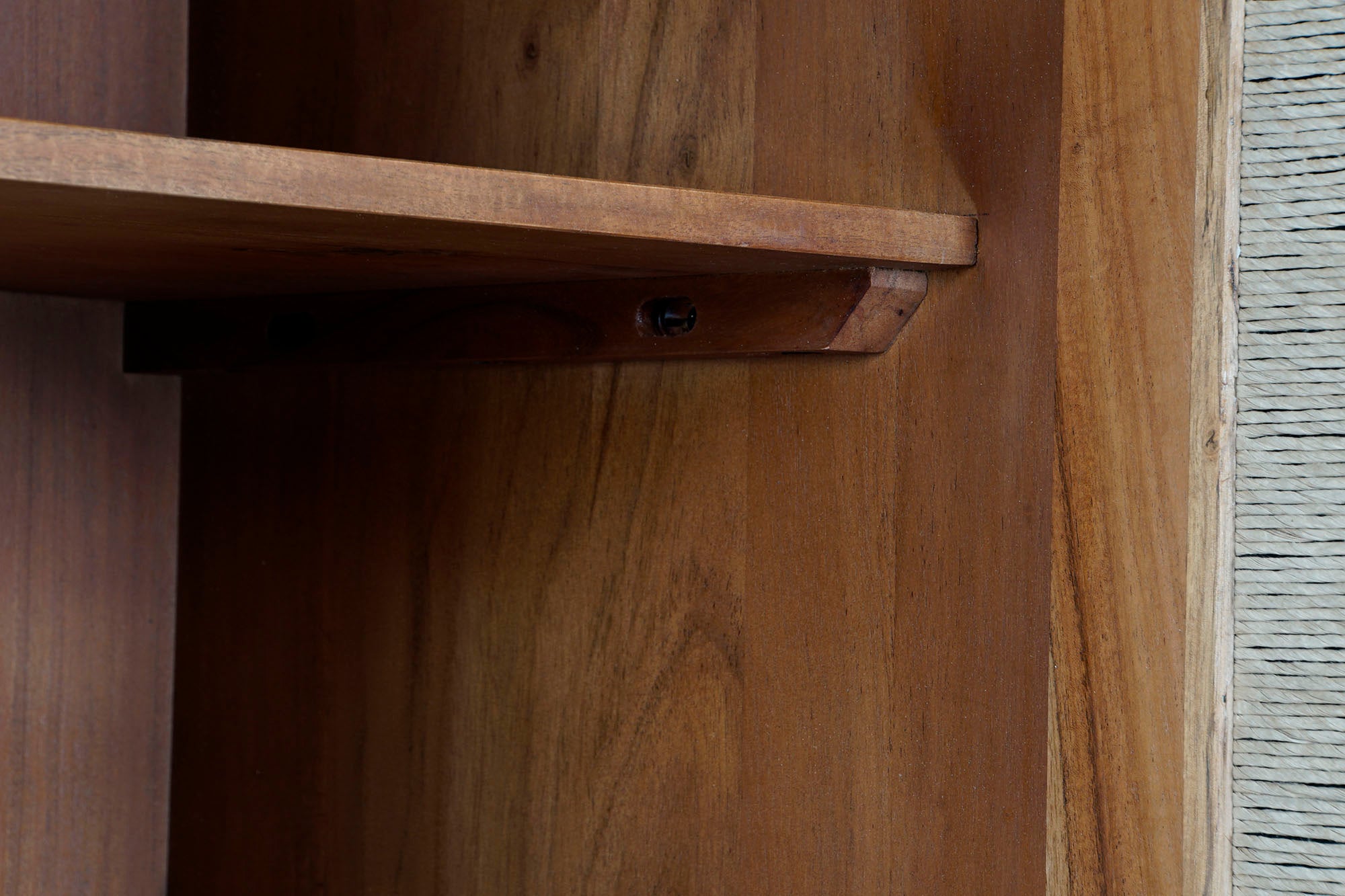 Acacia Rattan Wardrobe 102x46x175 Braided