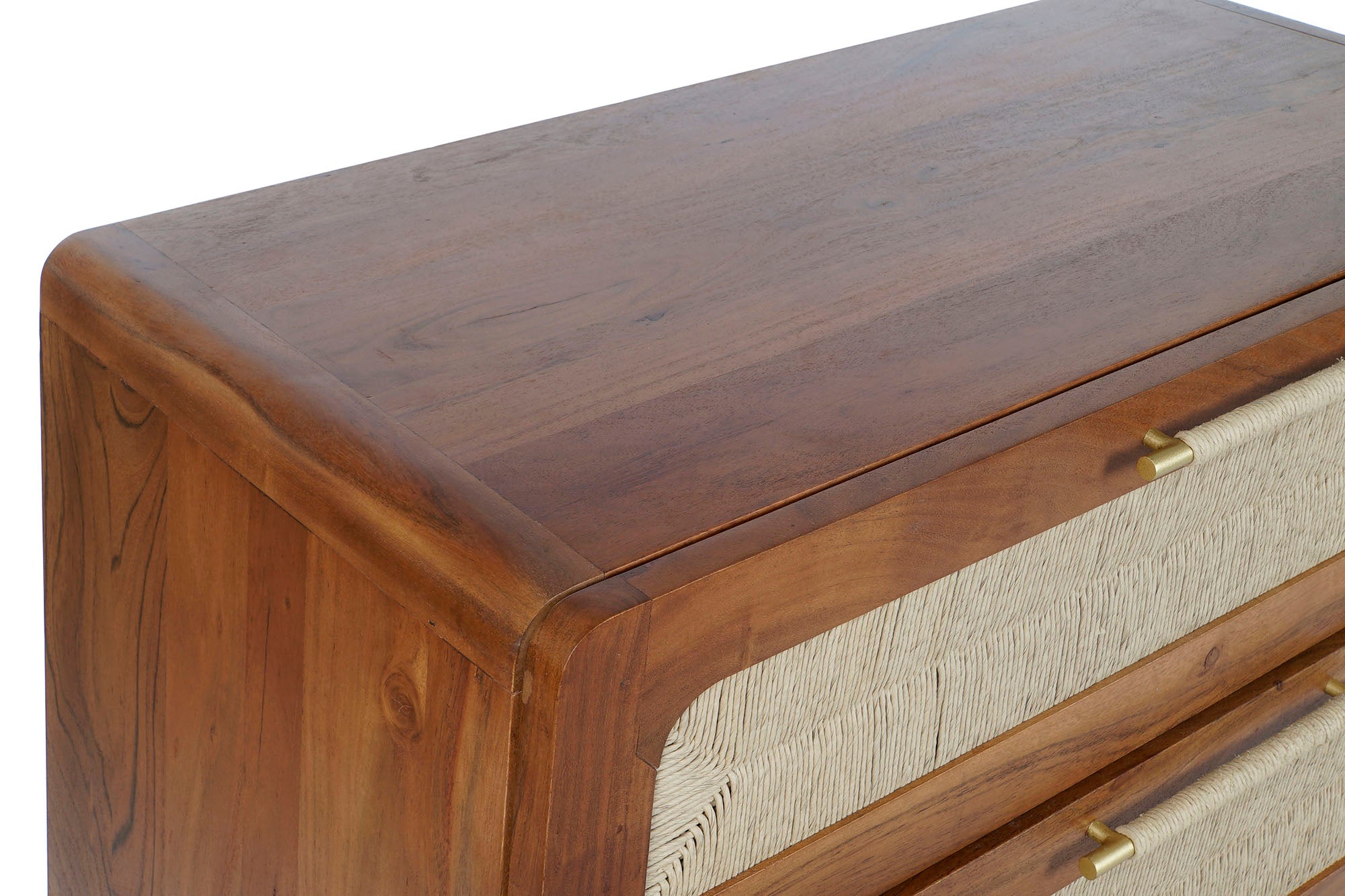 Comoda Acacia Ratan 90X45X90 Trenzado