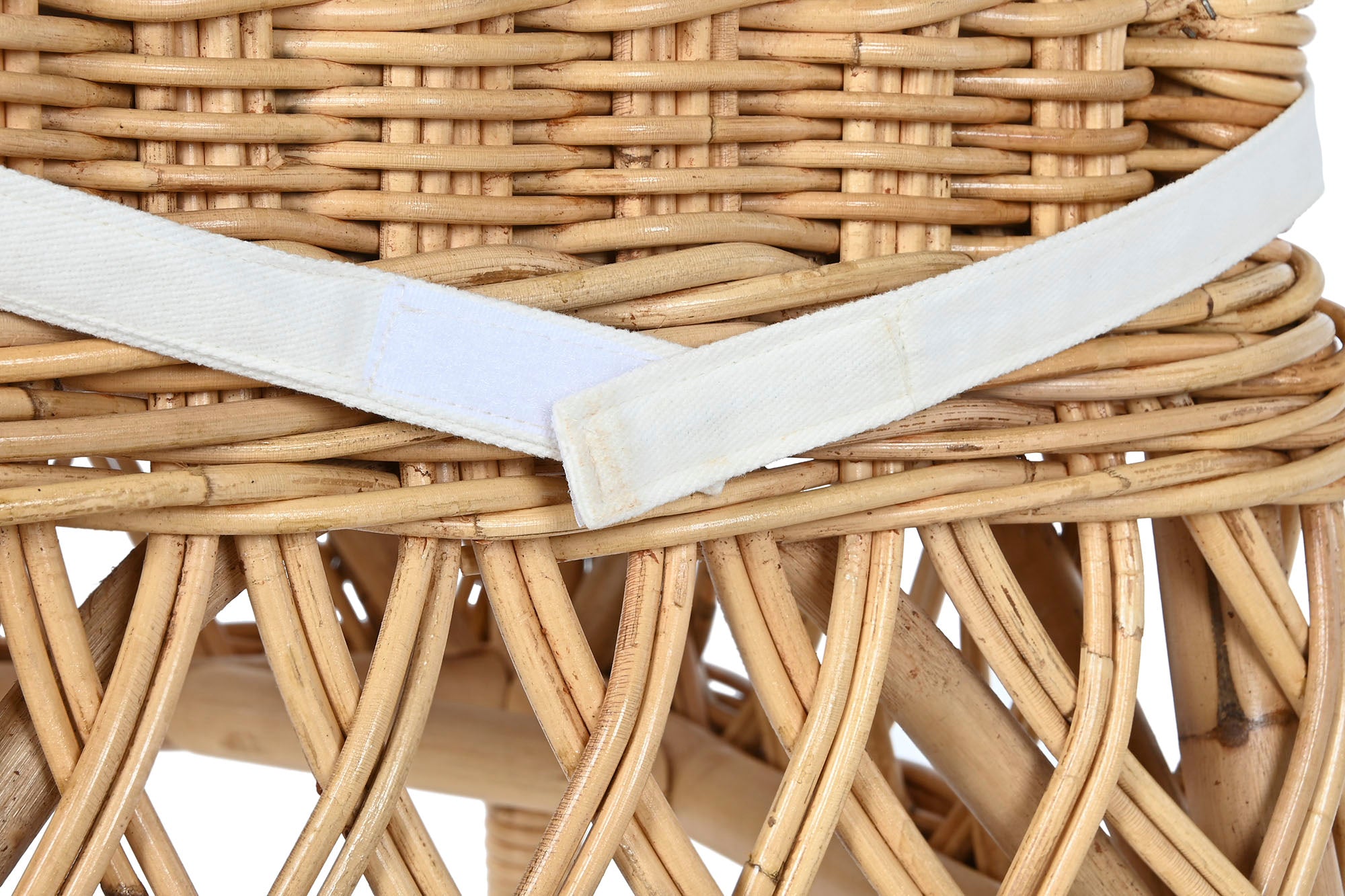 Rattan Chair 47x58x90 With Natural Cushion