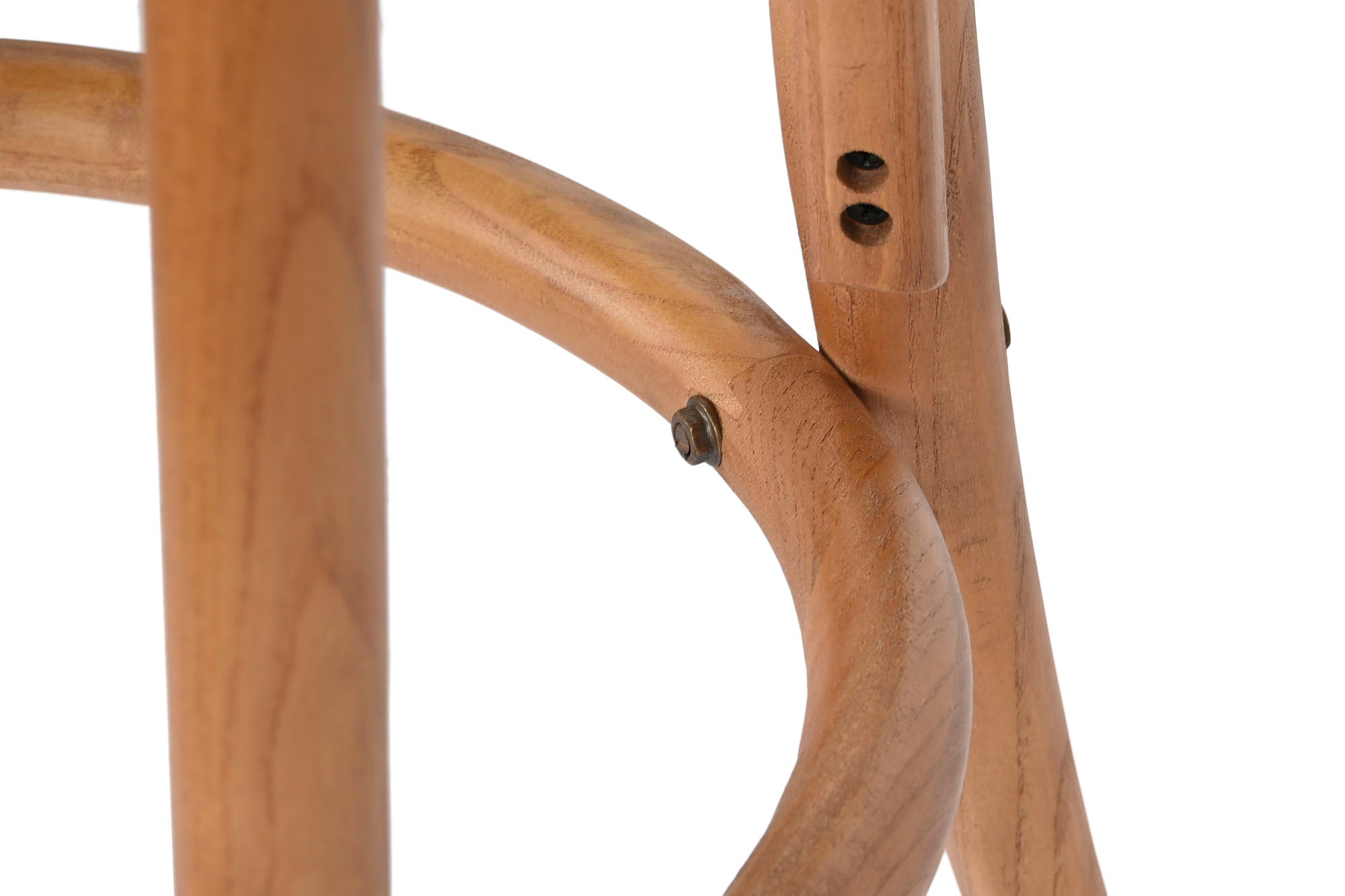 Elm Rattan Stool 41x41x95 Brown