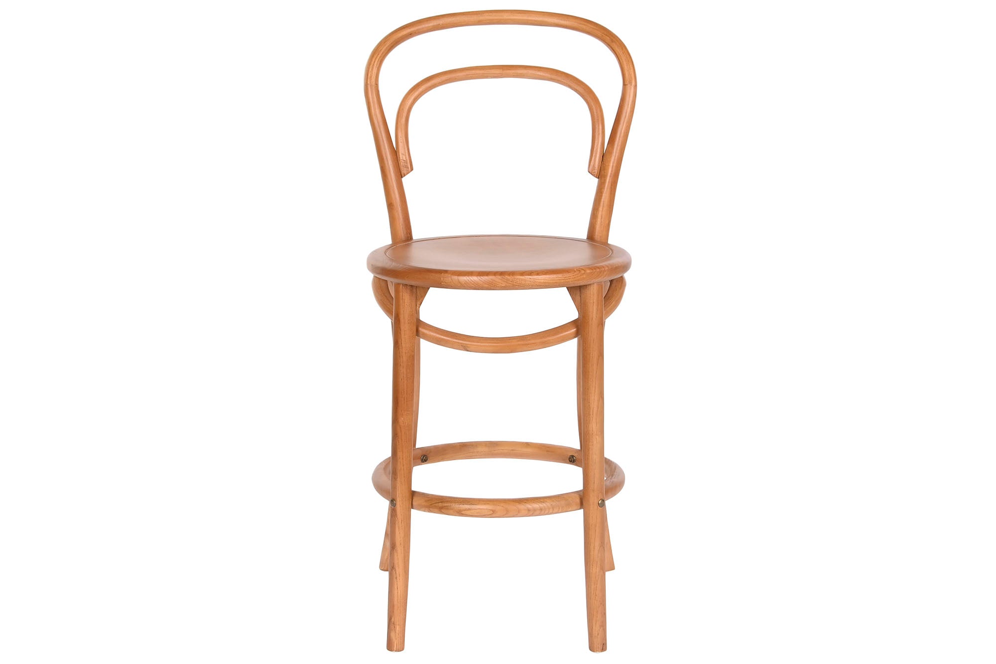 Elm Rattan Stool 41x41x95 Brown