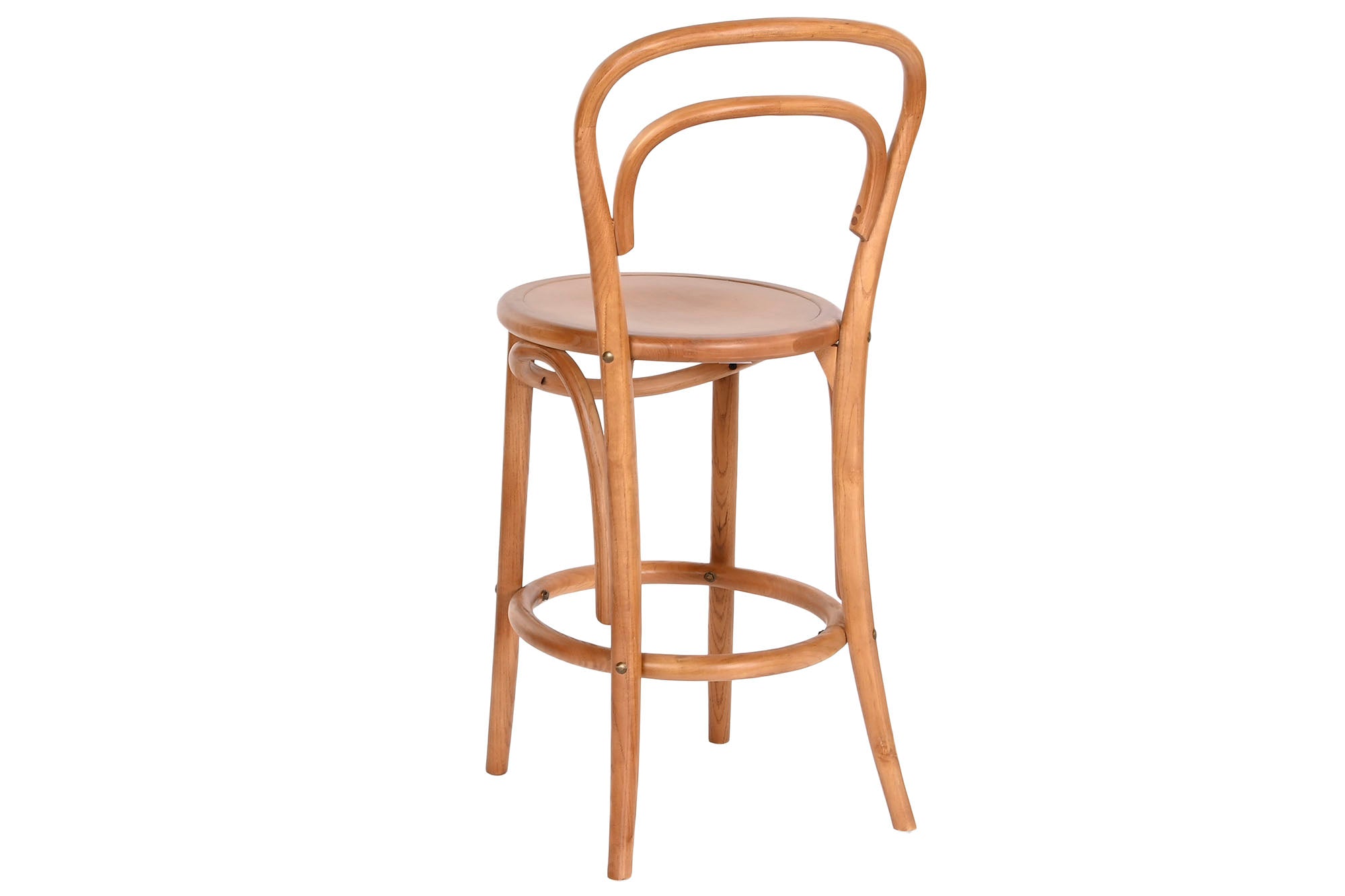 Elm Rattan Stool 41x41x95 Brown