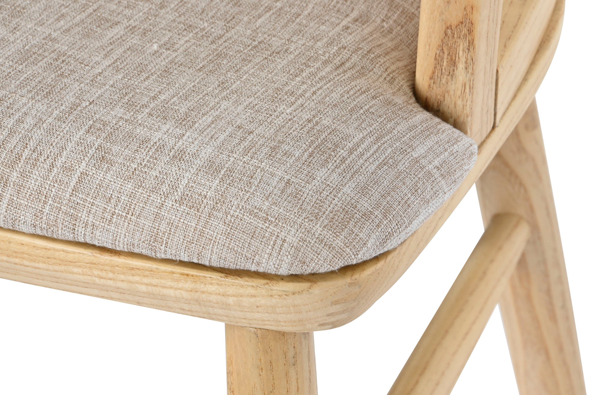 Cadeira de vime Elm 50X41X75 Natural Grid Natural