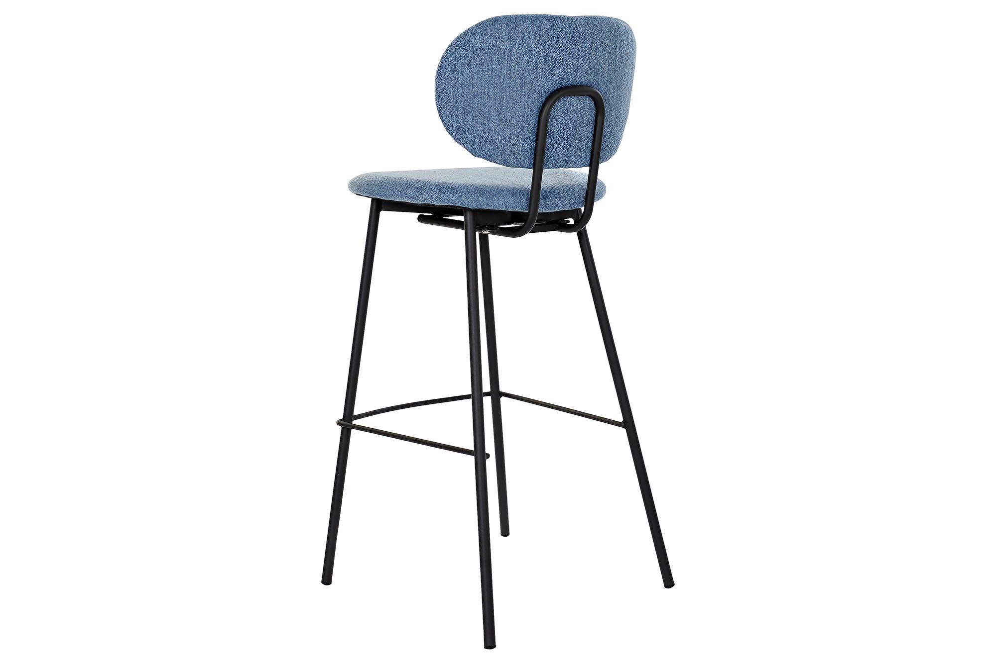 Taburete Poliester Metal 50X46X101 75 Azul
