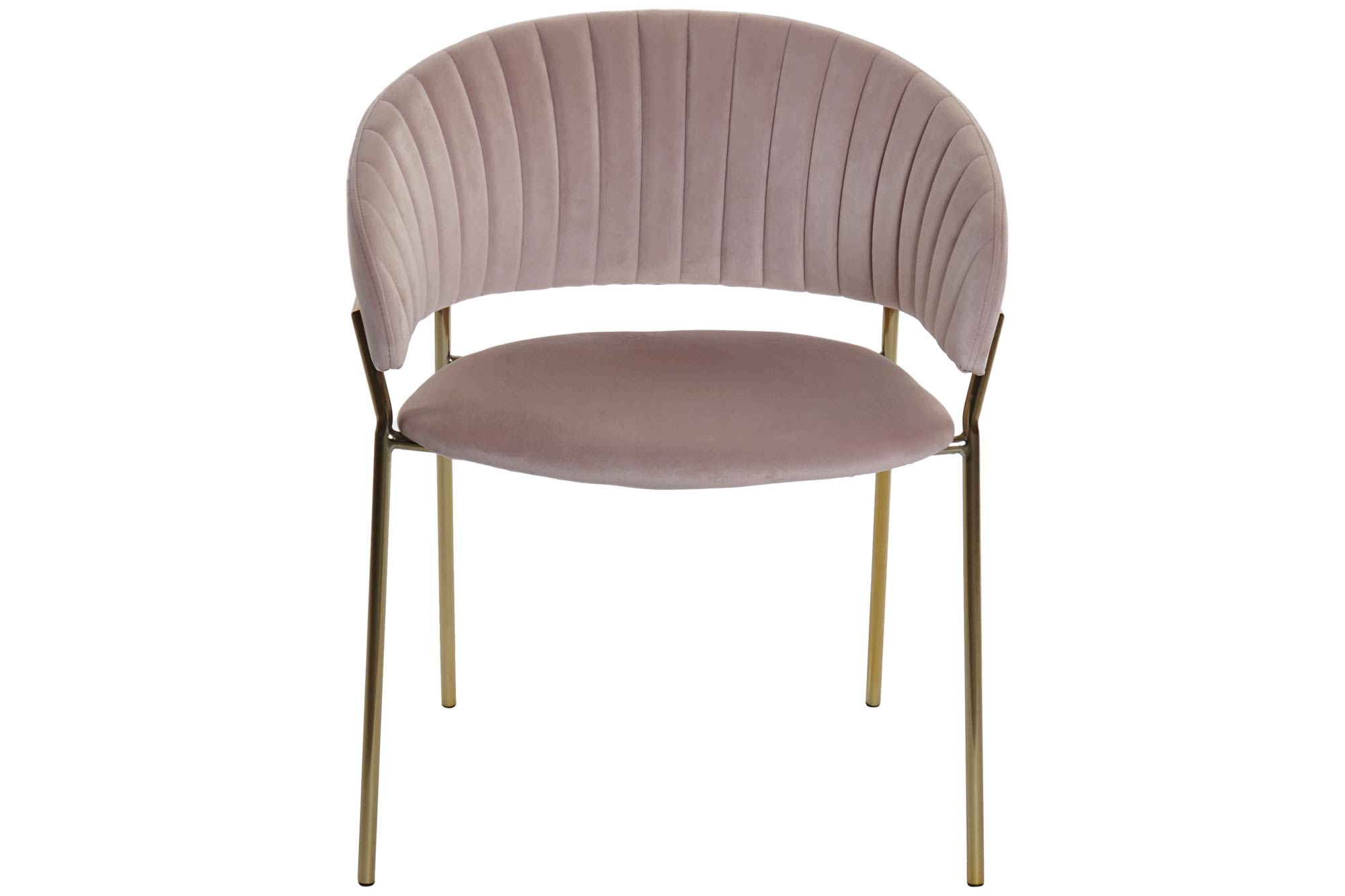 Cadeira de metal de poliéster 58X53X73 Veludo